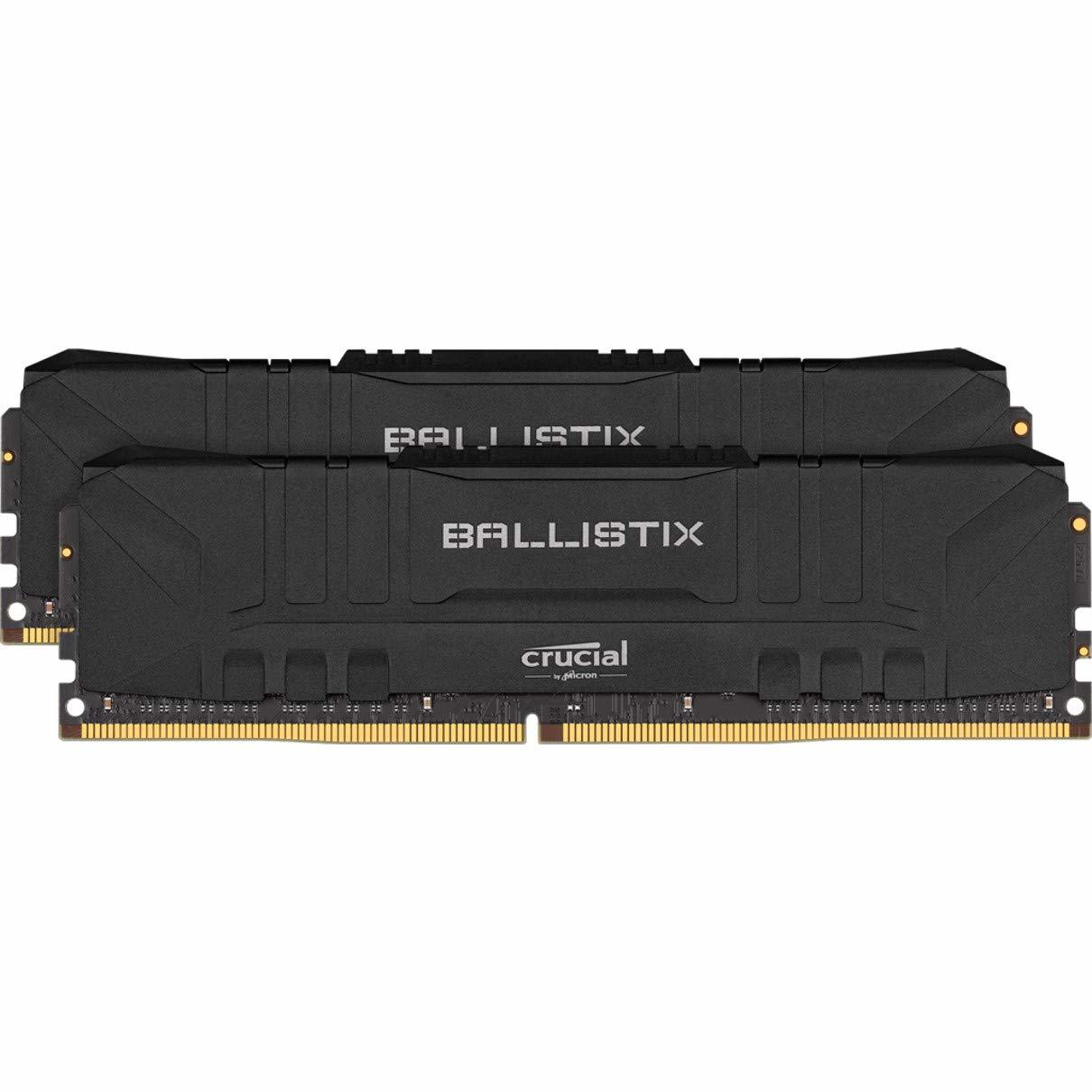 Crucial Ballistix DDR4 DRAM Desktop Gaming Memory Kit 16GB (8GB x 2) 3600MHz