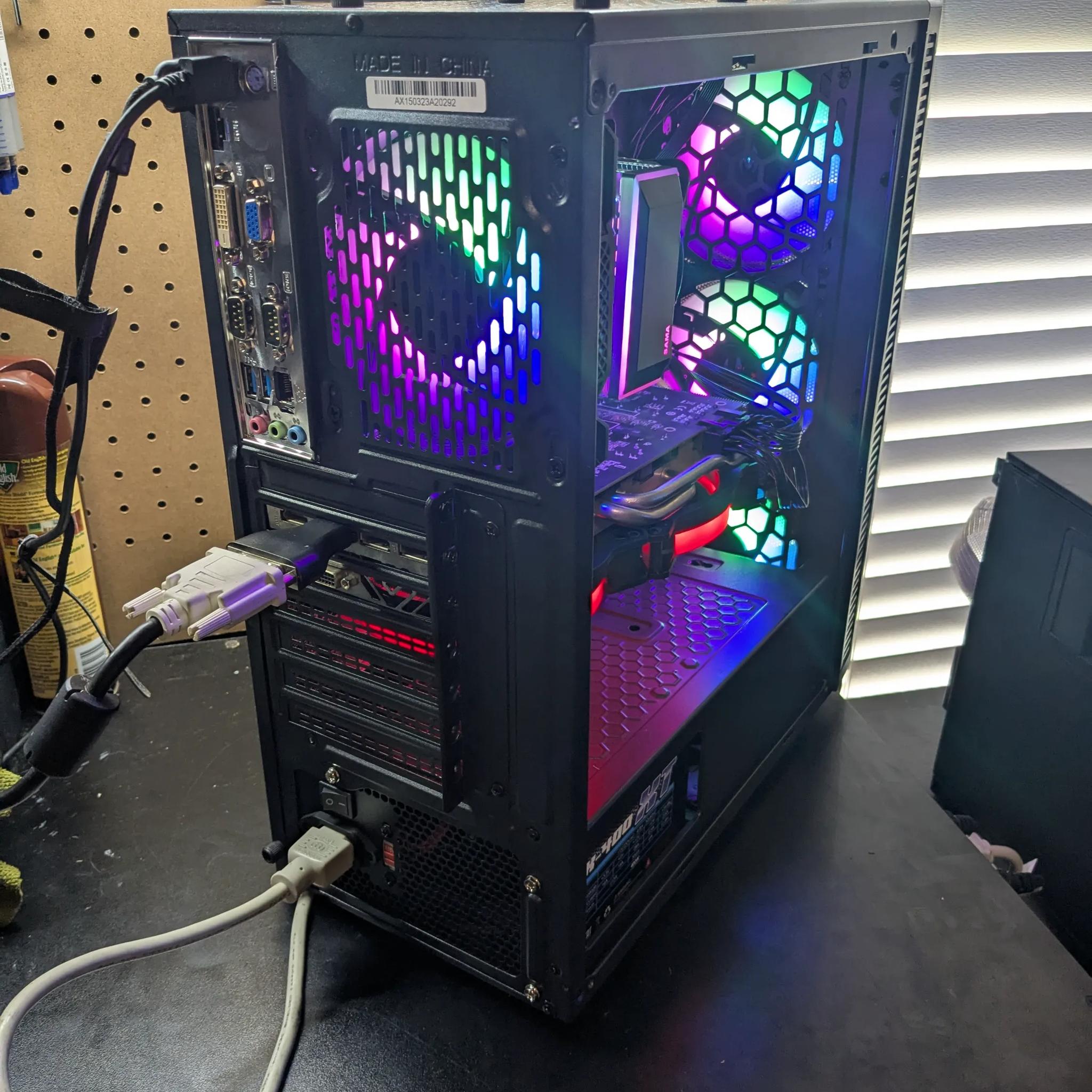 100 FPS Fortnite | 180 Day Warranty | i5-4570S, 16GB RAM, 480GB SSD, RX 580 8GB, Wifi, Win10