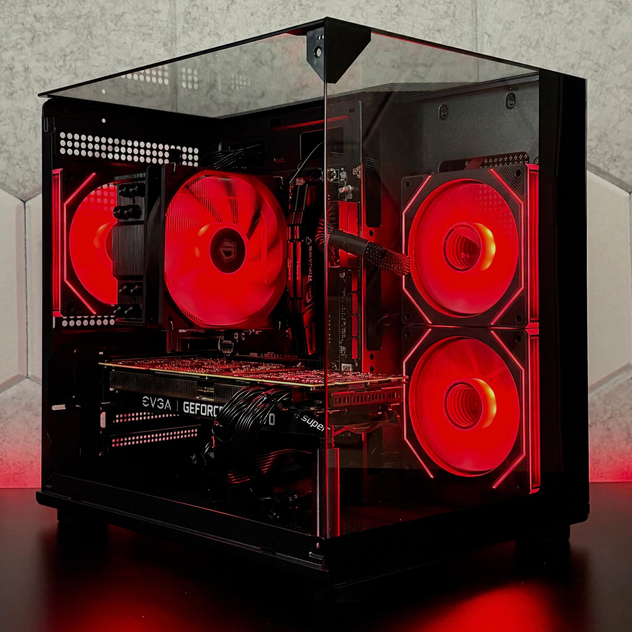 ❤️🖤 RTX 2070 SUPER | Ryzen 5 3600 🖤❤️| 16GB DDR4 | 512GB NVME | WIFI | 1080p Budget Gaming PC