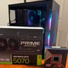 RTX 5070, R5 9600x ,1Tb gen4 SSD, 32gb DDR5 6000mt/s, ak620 tower cooler