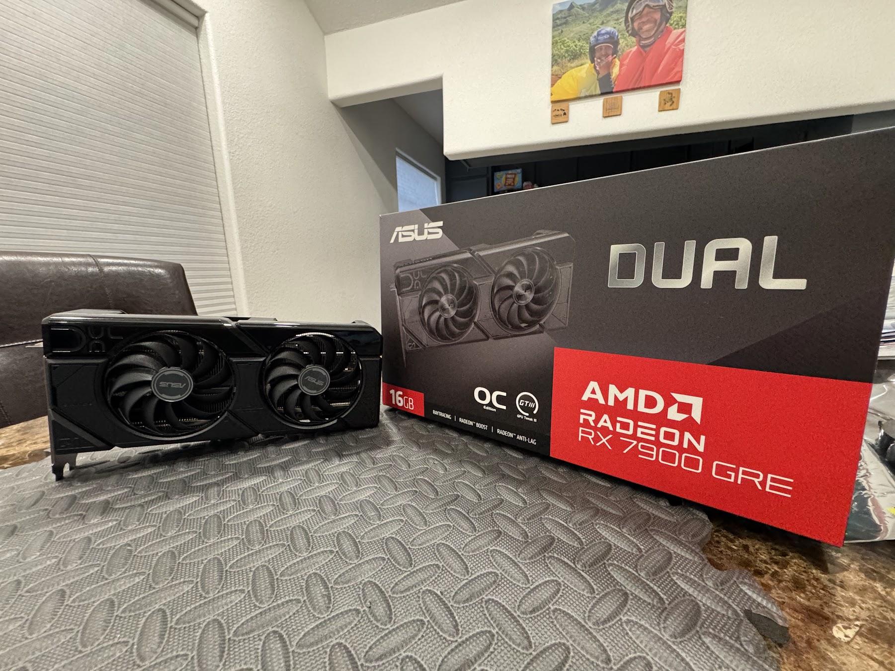 ASUS Dual Radeon™ RX 7900 GRE OC Edition 16GB GDDR6