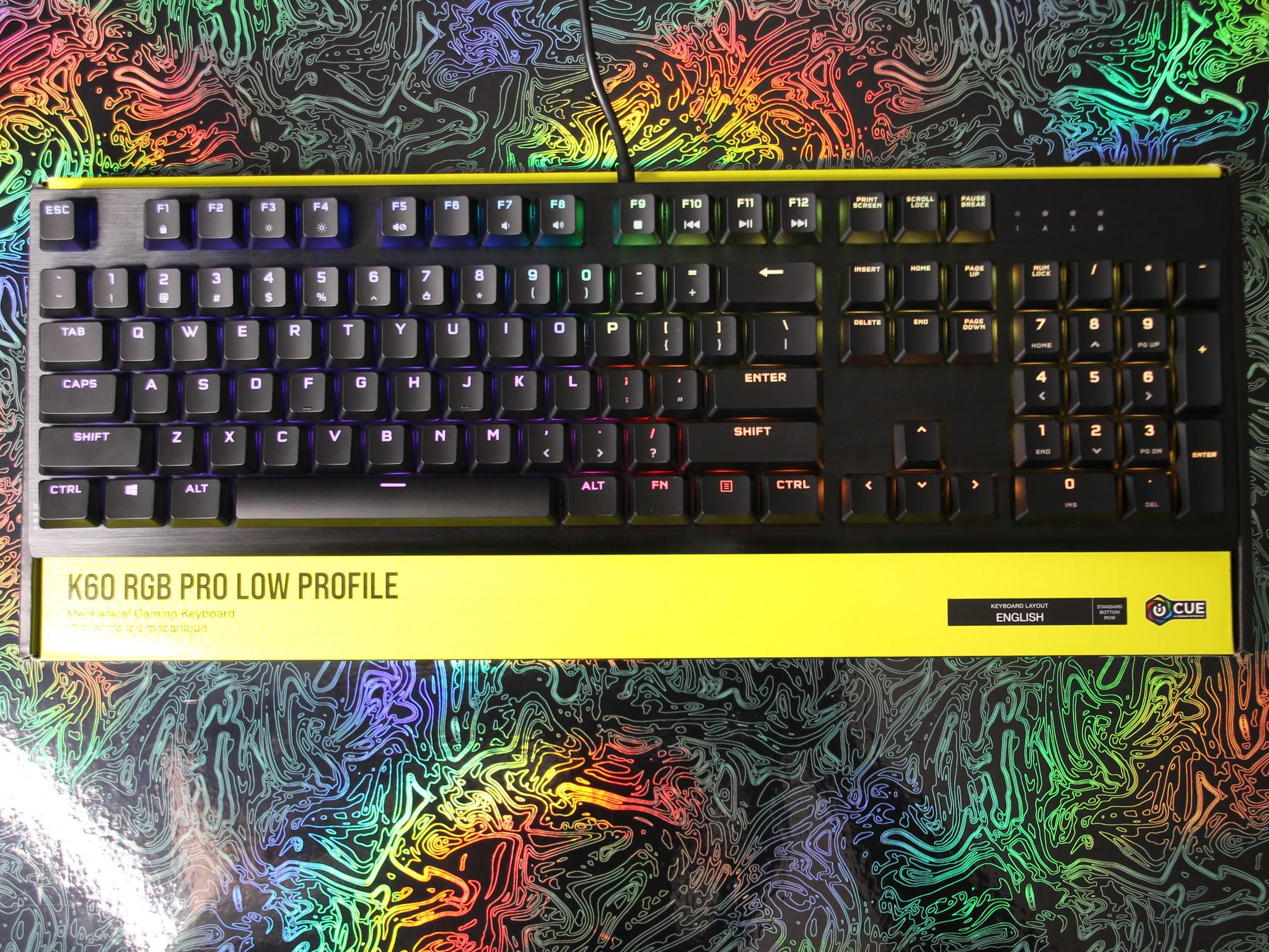 Corsair K60 RGB Pro Low Profile Mechanical Gaming Keyboard