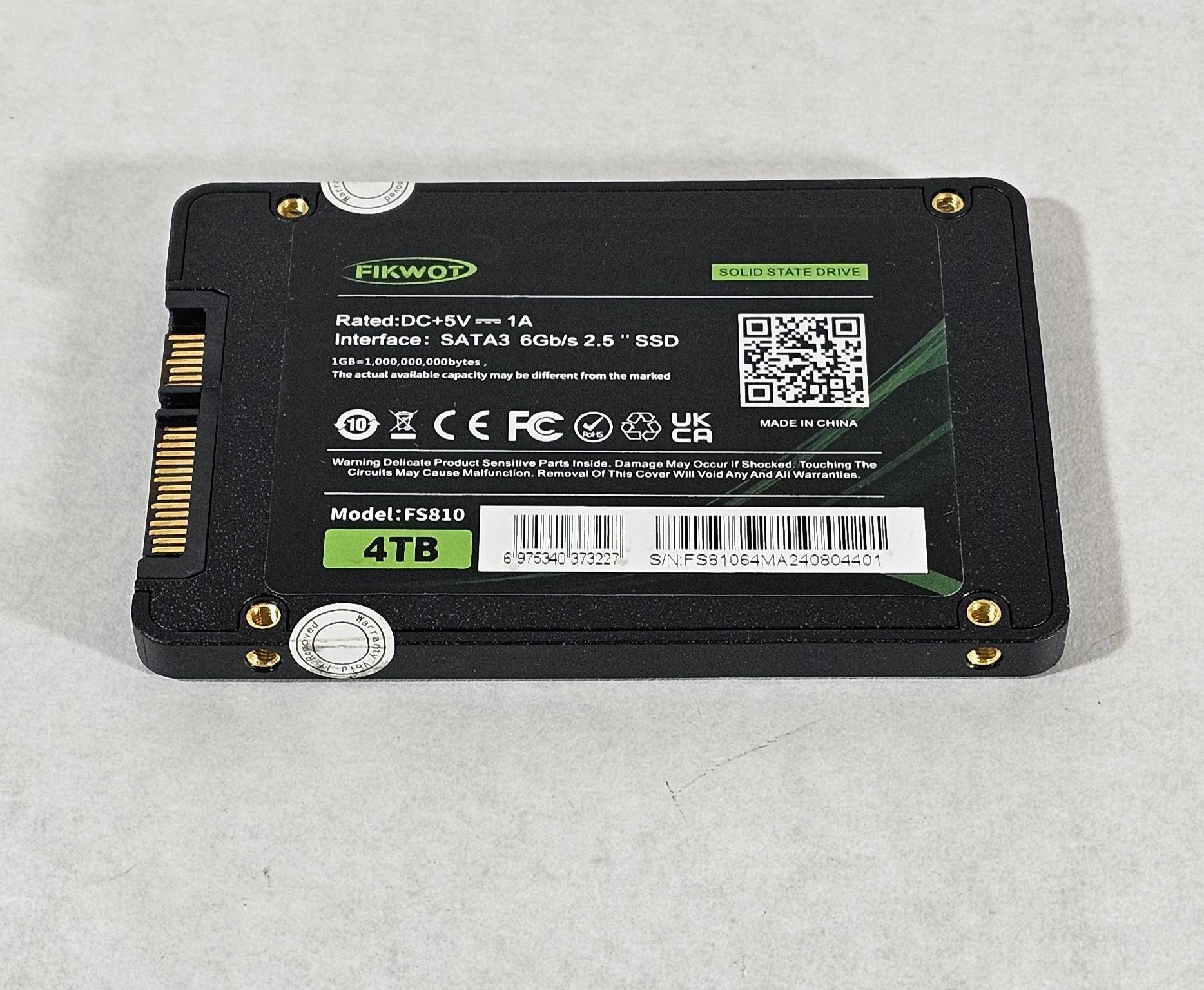 4TB 2.5" SATA SSD - Like New