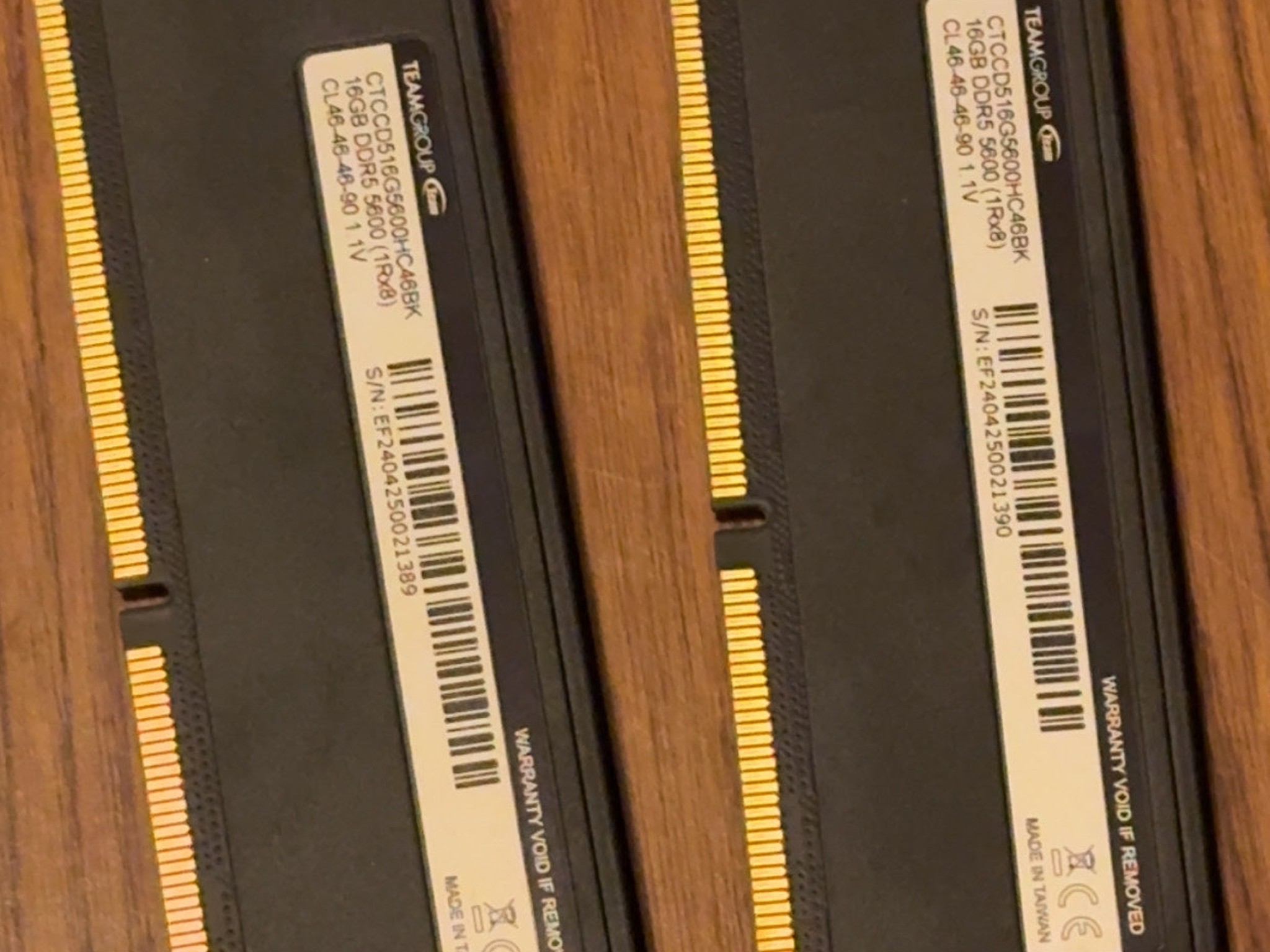 Teamgroup DDR5 32 GB 5600 CL 46 *Lightly Used*