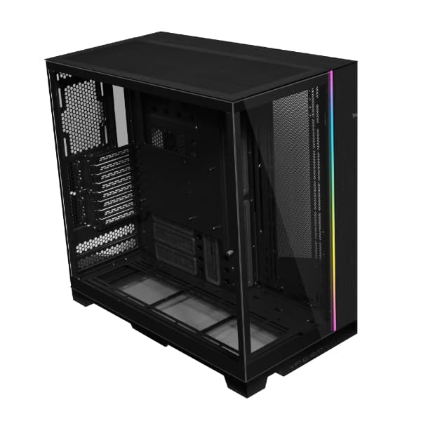 O11 Dynamic EVO XL Black tempered glass