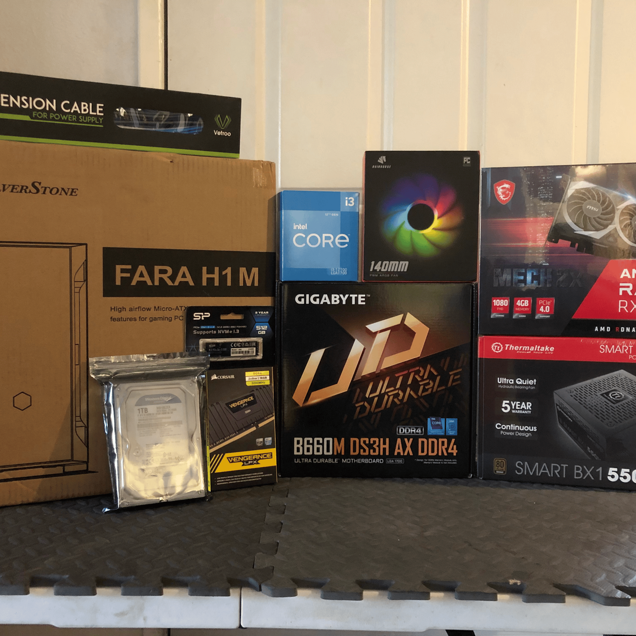 Intel i3 12100 Gaming/Streaming PC