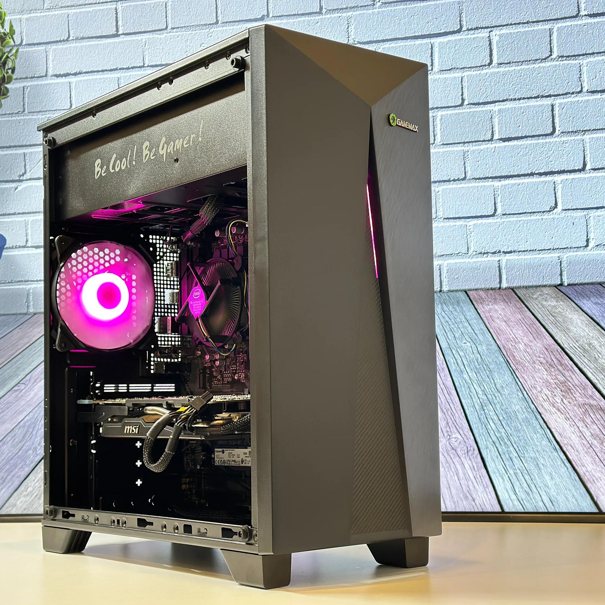🪙Budget Gaming PC🪙AMD R9 270X -Intel Pentium Gold G6400 @ 4.00GHz-16GB DDR4 RAM-500GB SSD
