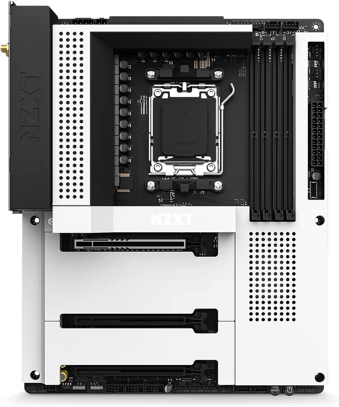 NZXT N7-B65XT-W1 AMD AM5 B650 ATX Desktop Motherboard White