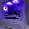 White Custom Gaming PC, Ryzen 5 5500, GTX 1060 6GB, 1TB Nvme, 16 GB RAM