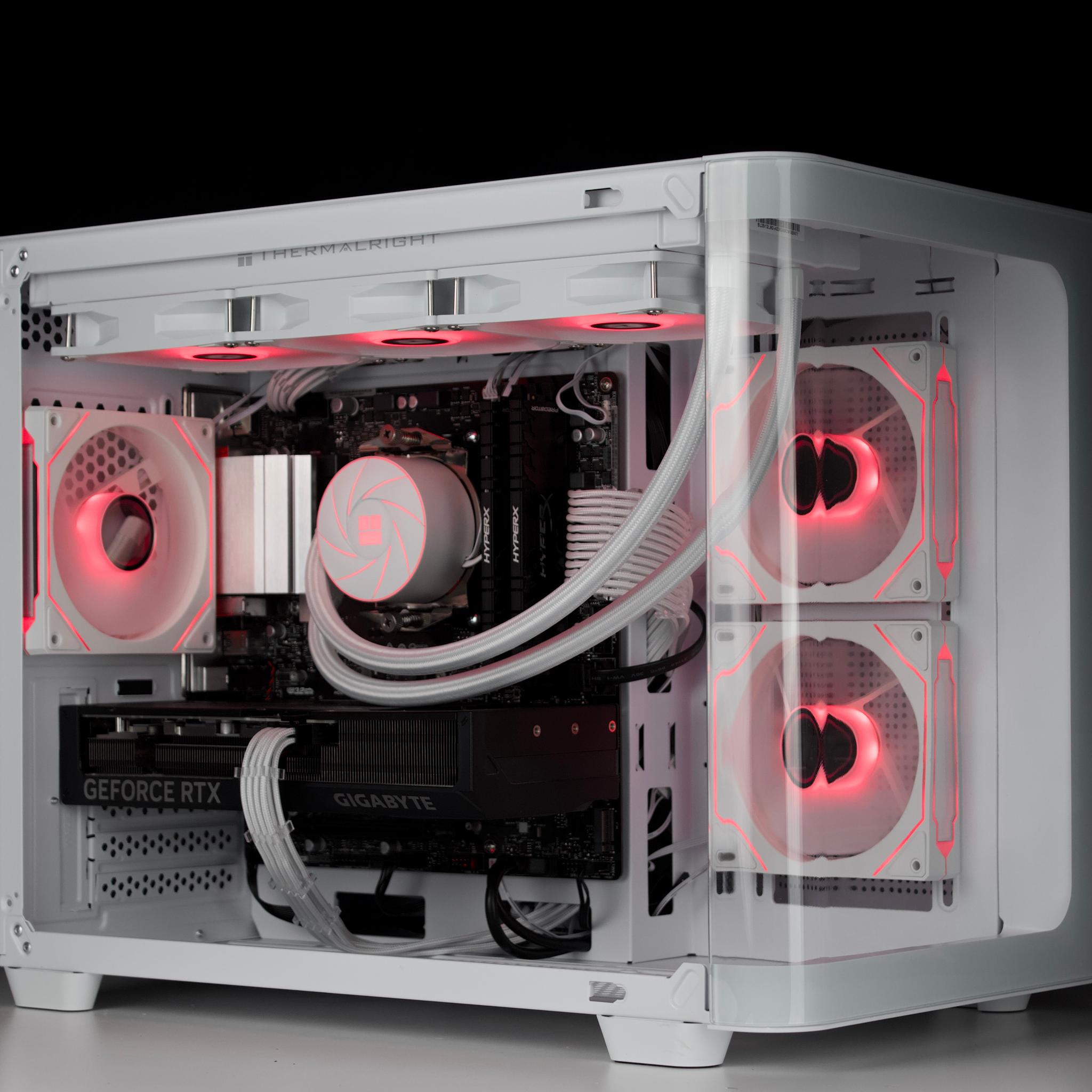 ❄️🧊💎- Whiteout 1440P Gaming PC | RTX 4070, Ryzen 7 5700X, 32GB RAM, 1TB SSD ❄️🧊💎