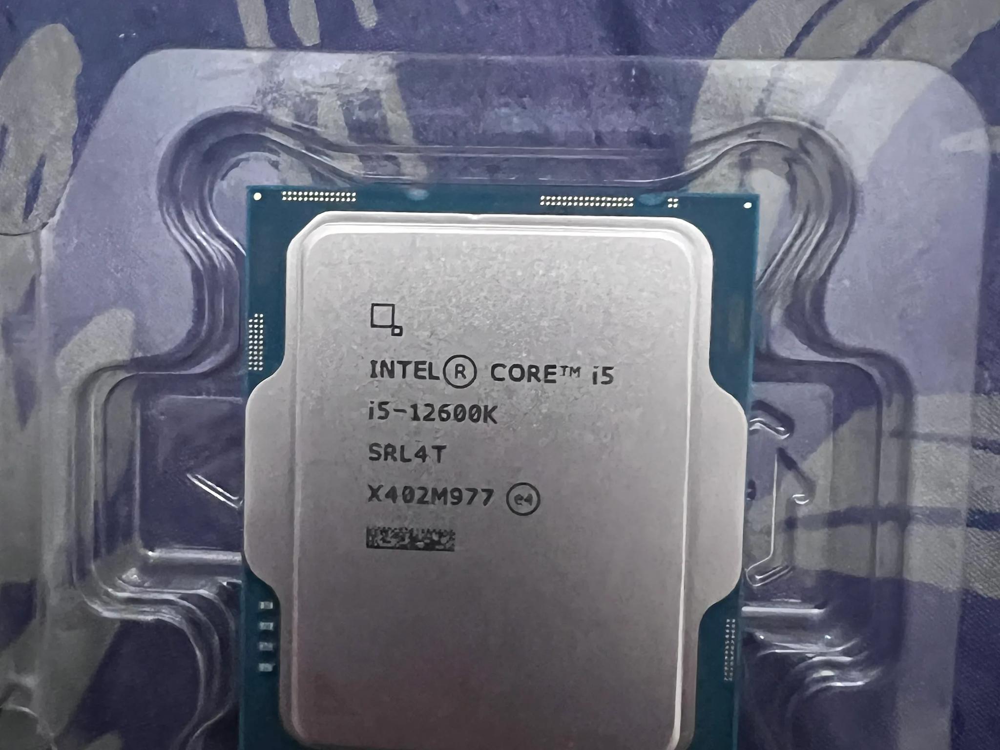 New i5-12600k lga1700 cpu
