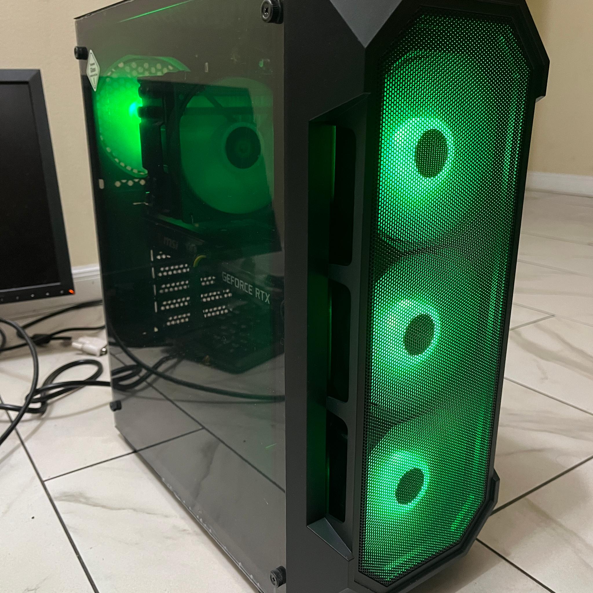 🔵🔥NVIDIA RTX 3060 Ti, Intel i5-12500t, 16GB RAM, 1TB SSD, High Performance RGB Gaming PC 🟢🖥️