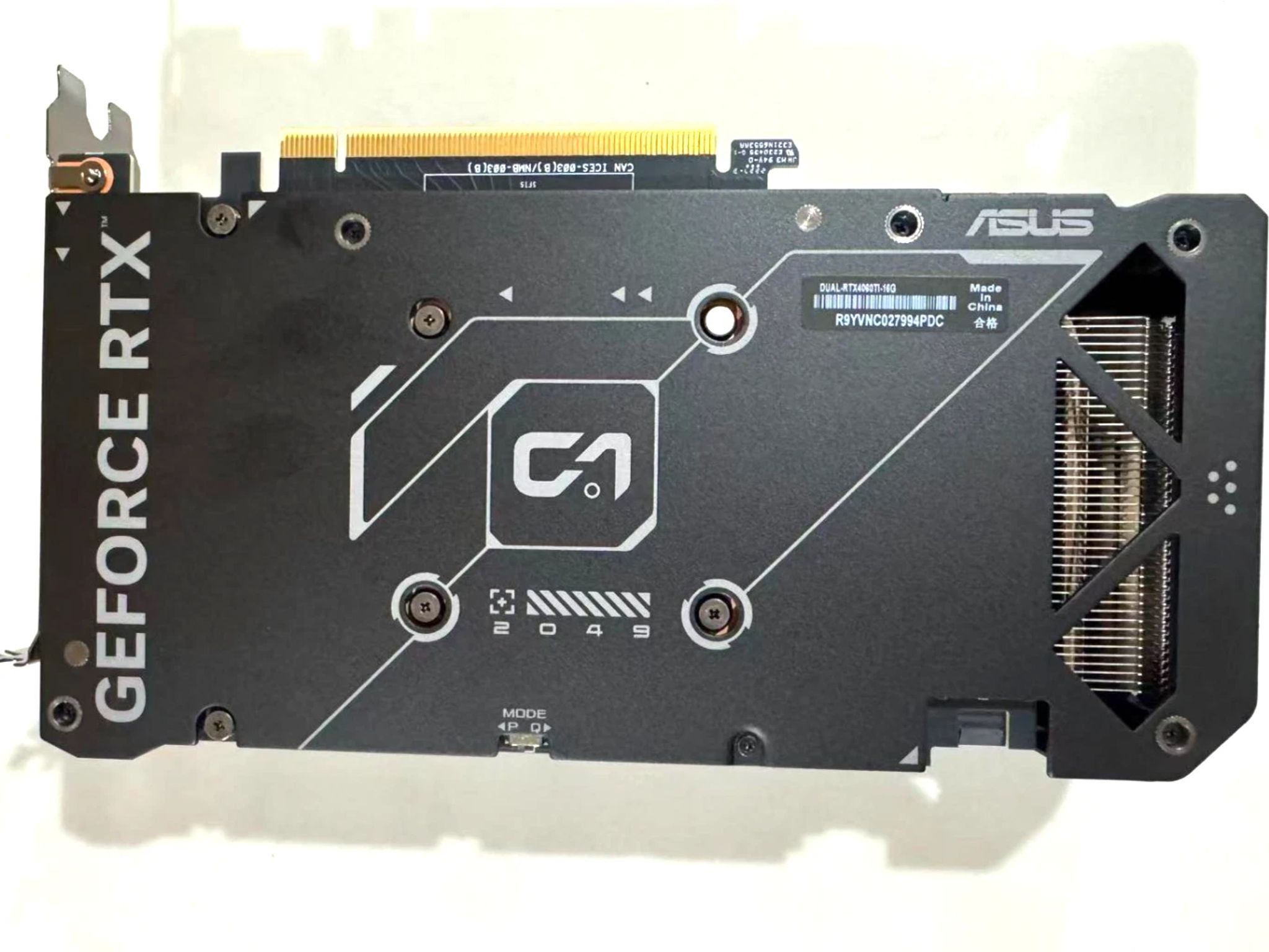 ASUS DUAL-RTX4060TI-O16G-EVO