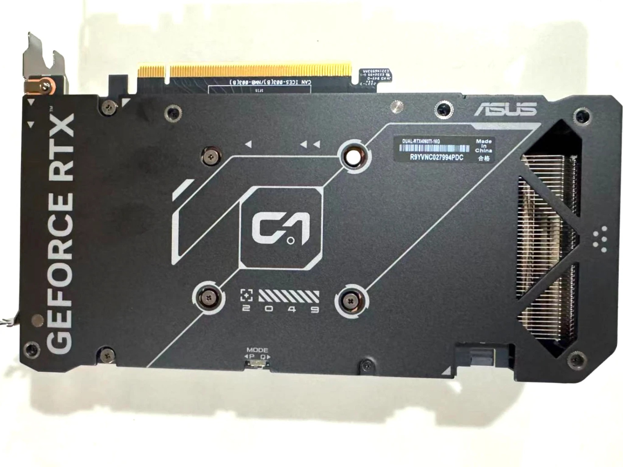 ASUS DUAL-RTX4060TI-O16G-EVO