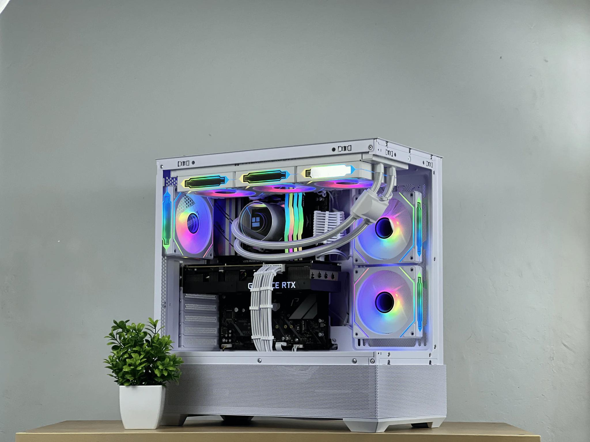 🧊1440P Gaming PC // RTX 3080 10GB // Ryzen 7 5700X // 1TB NVMe SSD // 32GB RAM | WiFi + ...