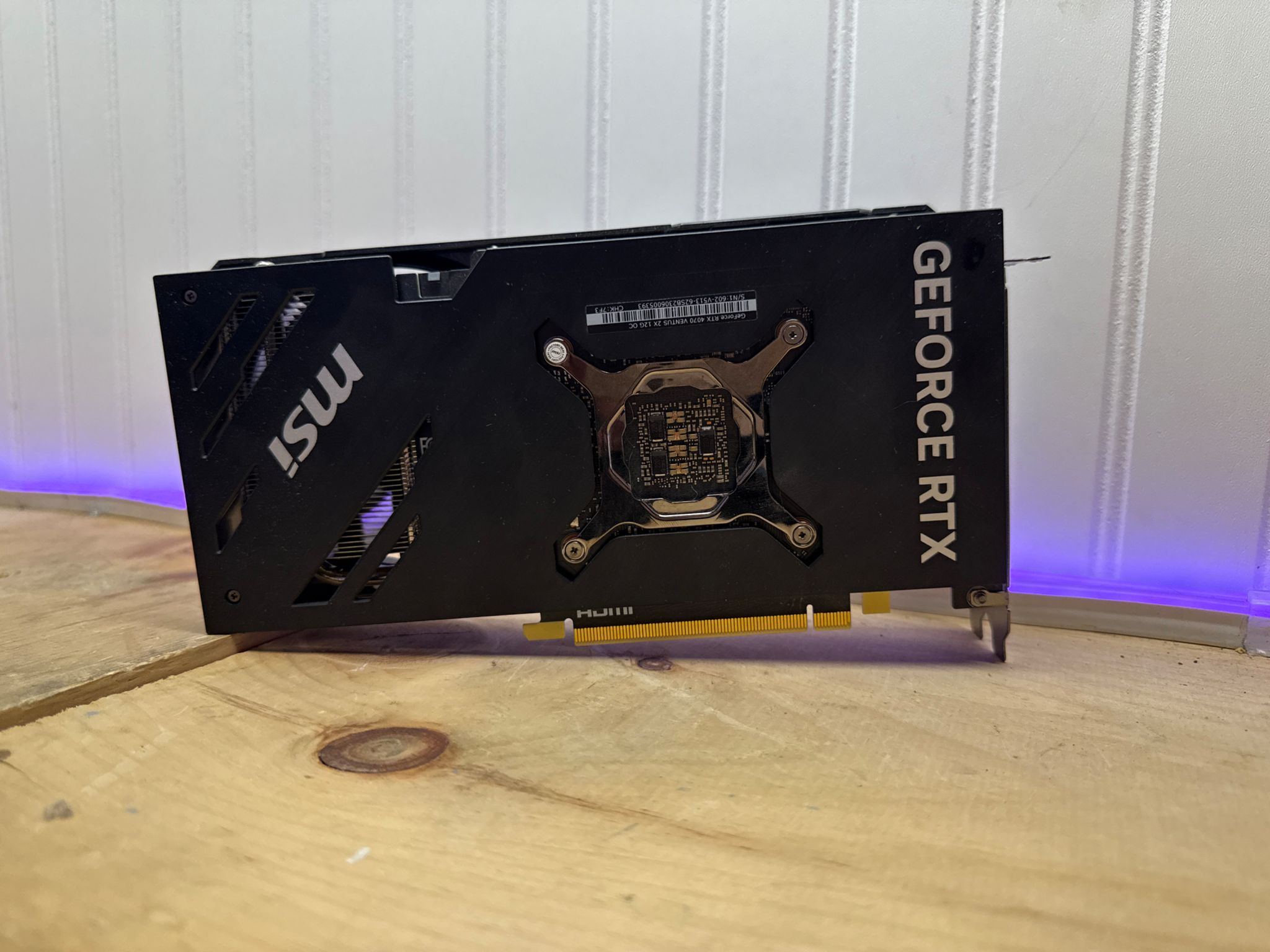 4070 was pulled from a customer's PC for UP GRADE