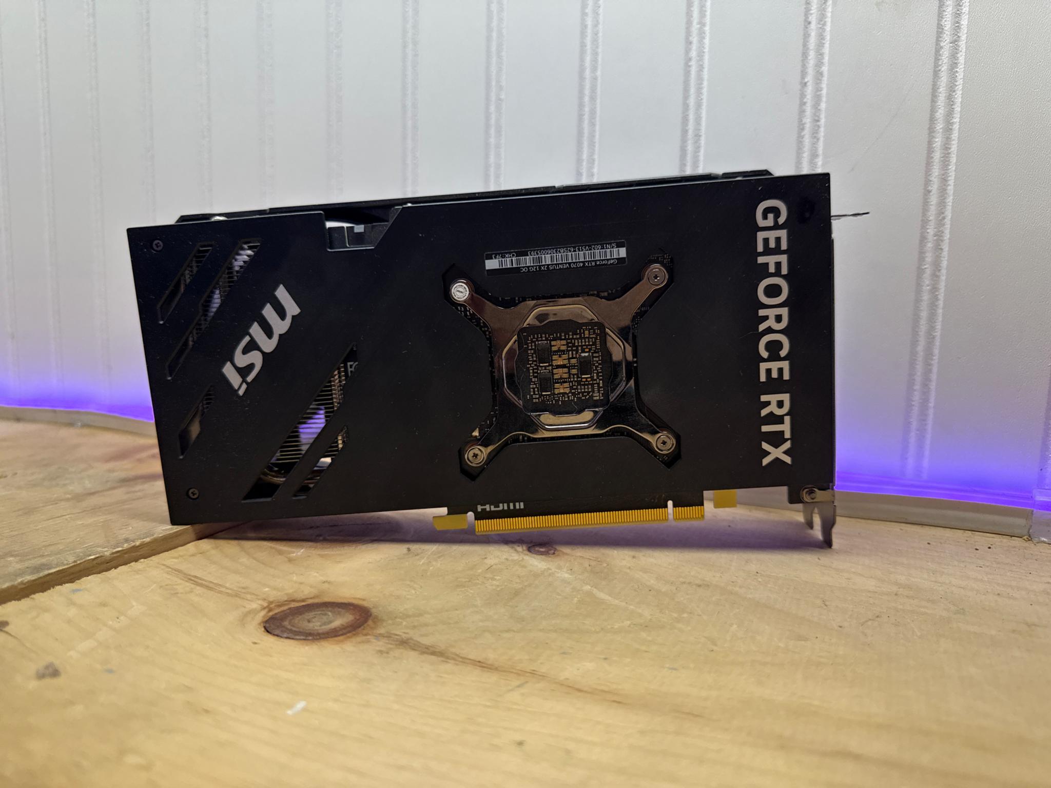4070 was pulled from a customer's PC for UP GRADE