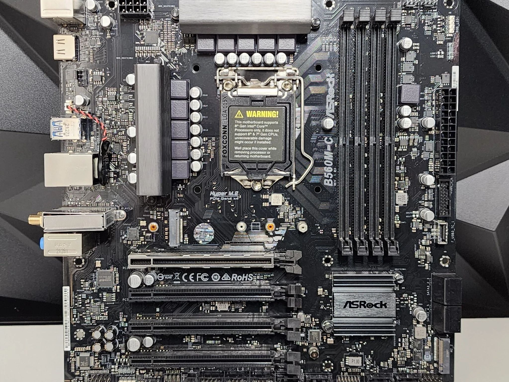 UPDATED BIOS ASRock B560M-C WIFI DDR4 LGA1200 MicroATX Motherboard