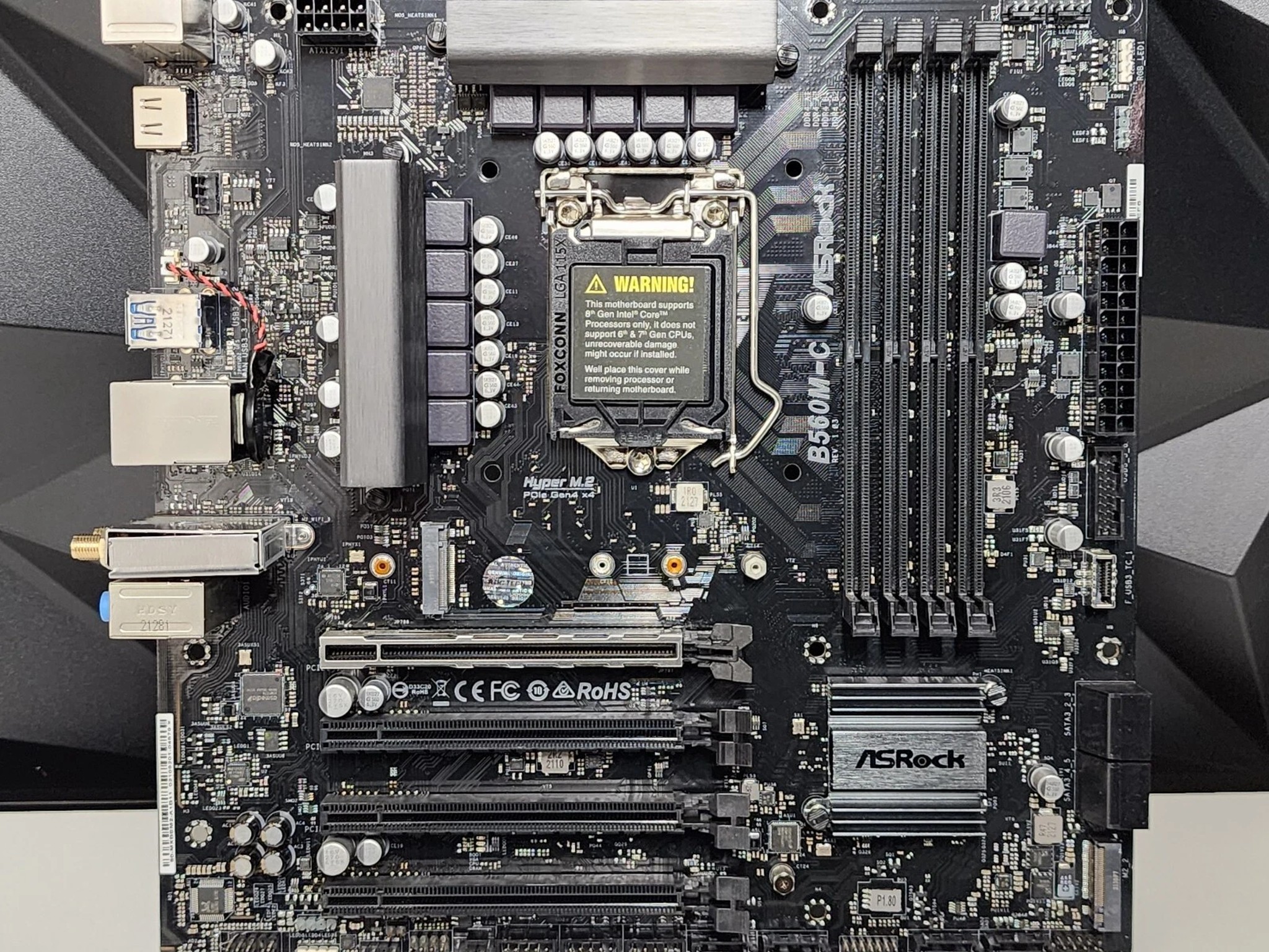 UPDATED BIOS ASRock B560M-C WIFI DDR4 LGA1200 MicroATX Motherboard