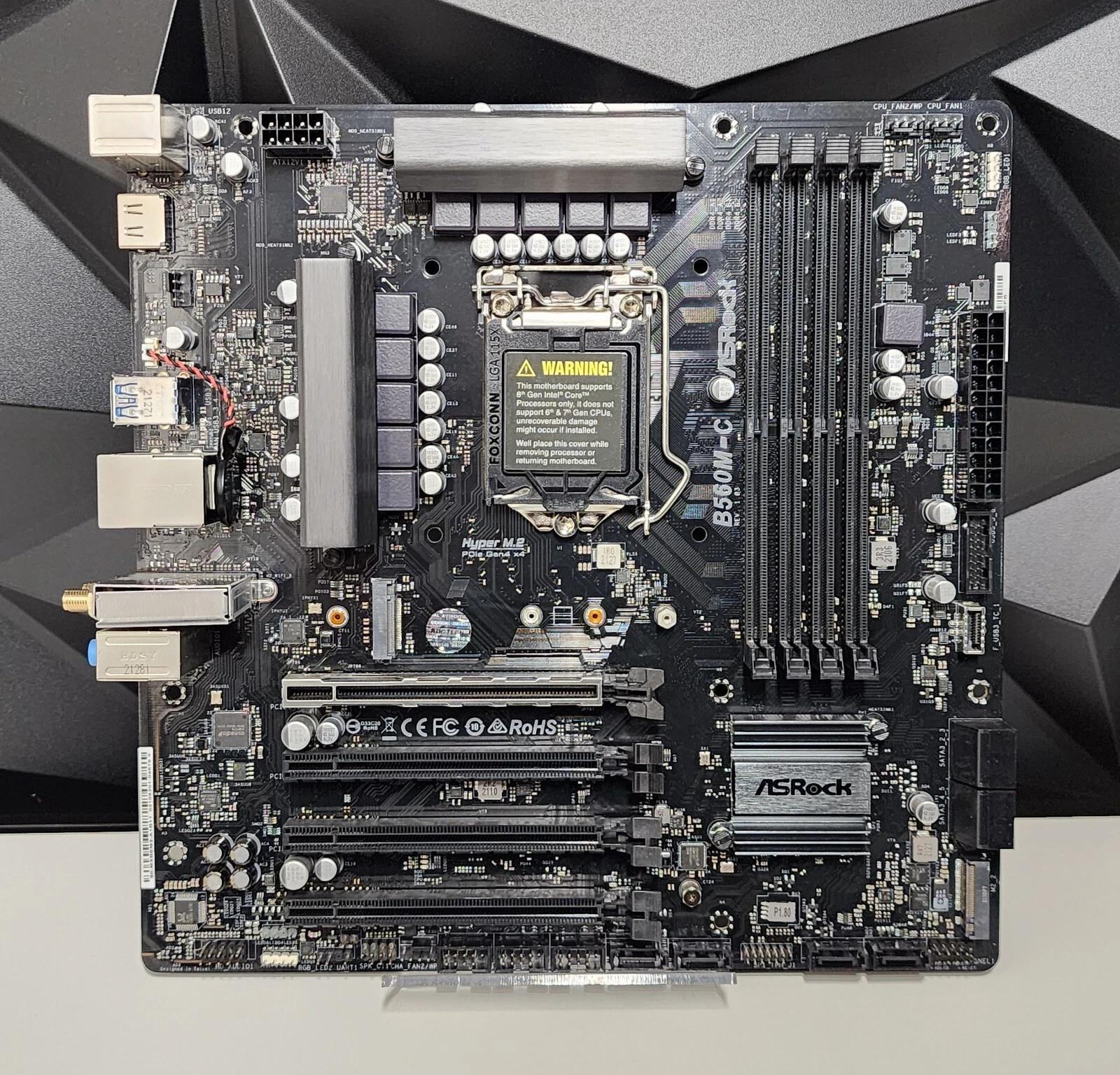 UPDATED BIOS ASRock B560M-C WIFI DDR4 LGA1200 MicroATX Motherboard