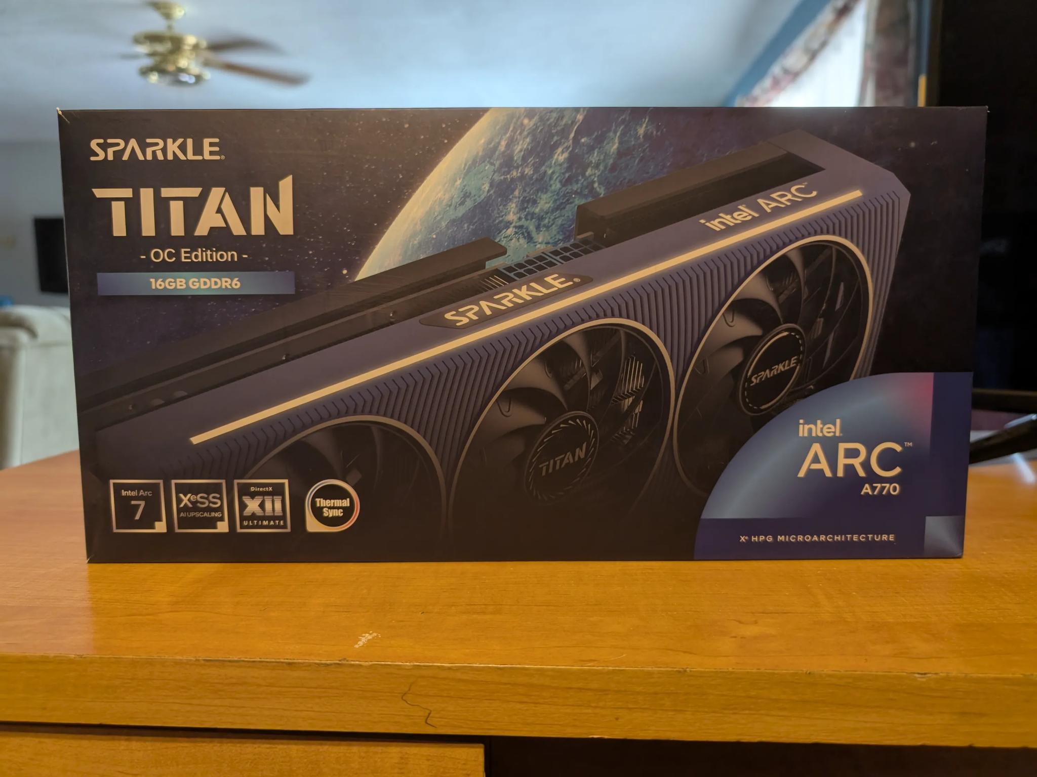 Intel ARC 770 16GB Sparkle Titan OC Edition
