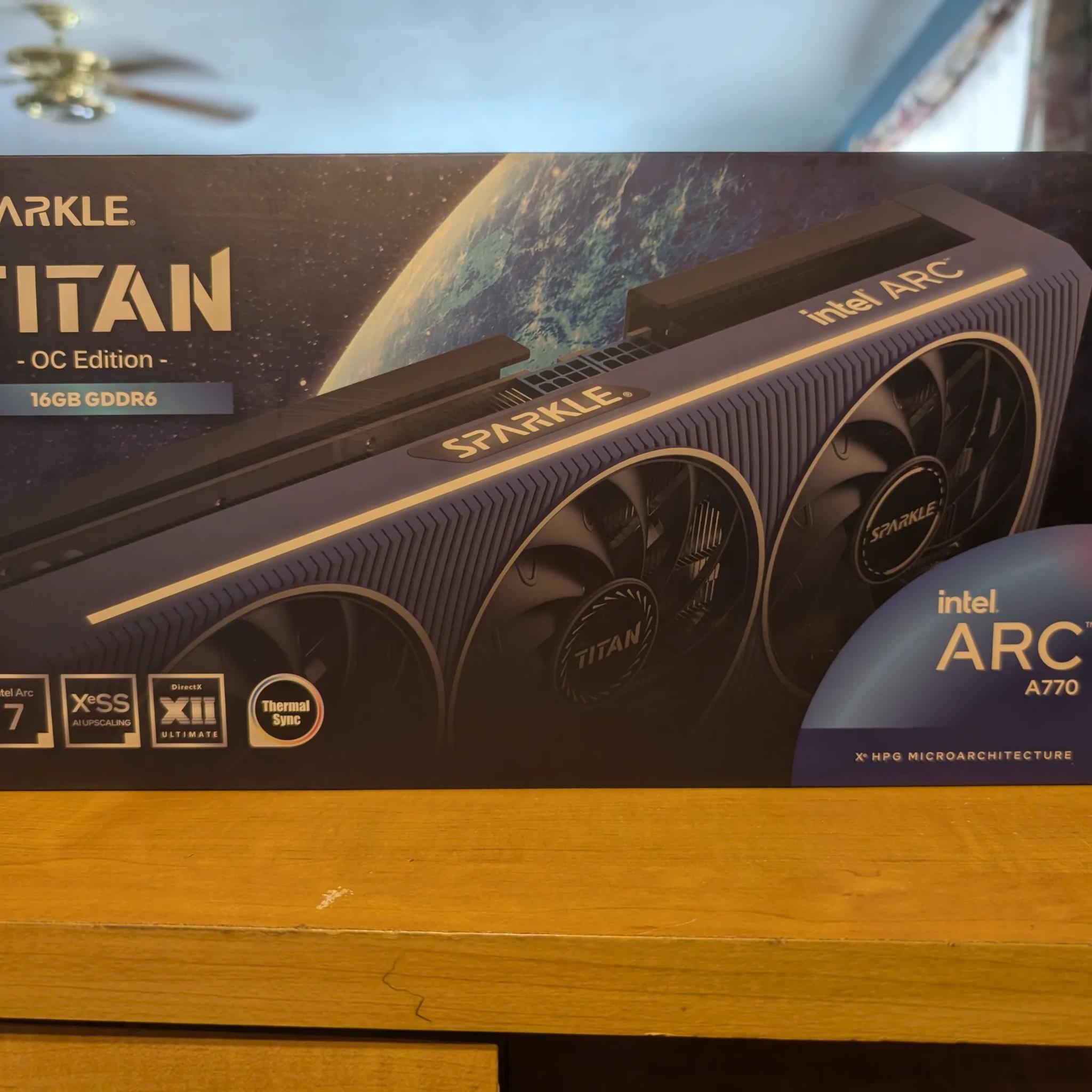 Intel ARC 770 16GB Sparkle Titan OC Edition