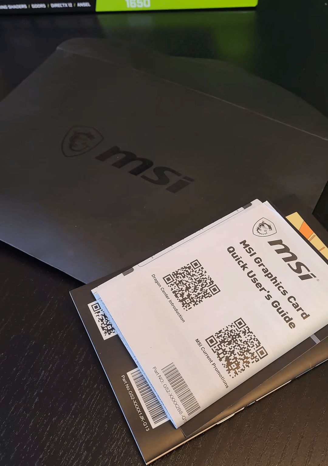 MSI GeForce GTX 1650 4GB | GDDR5 Twin FROZR7 Gaming Graphics Card