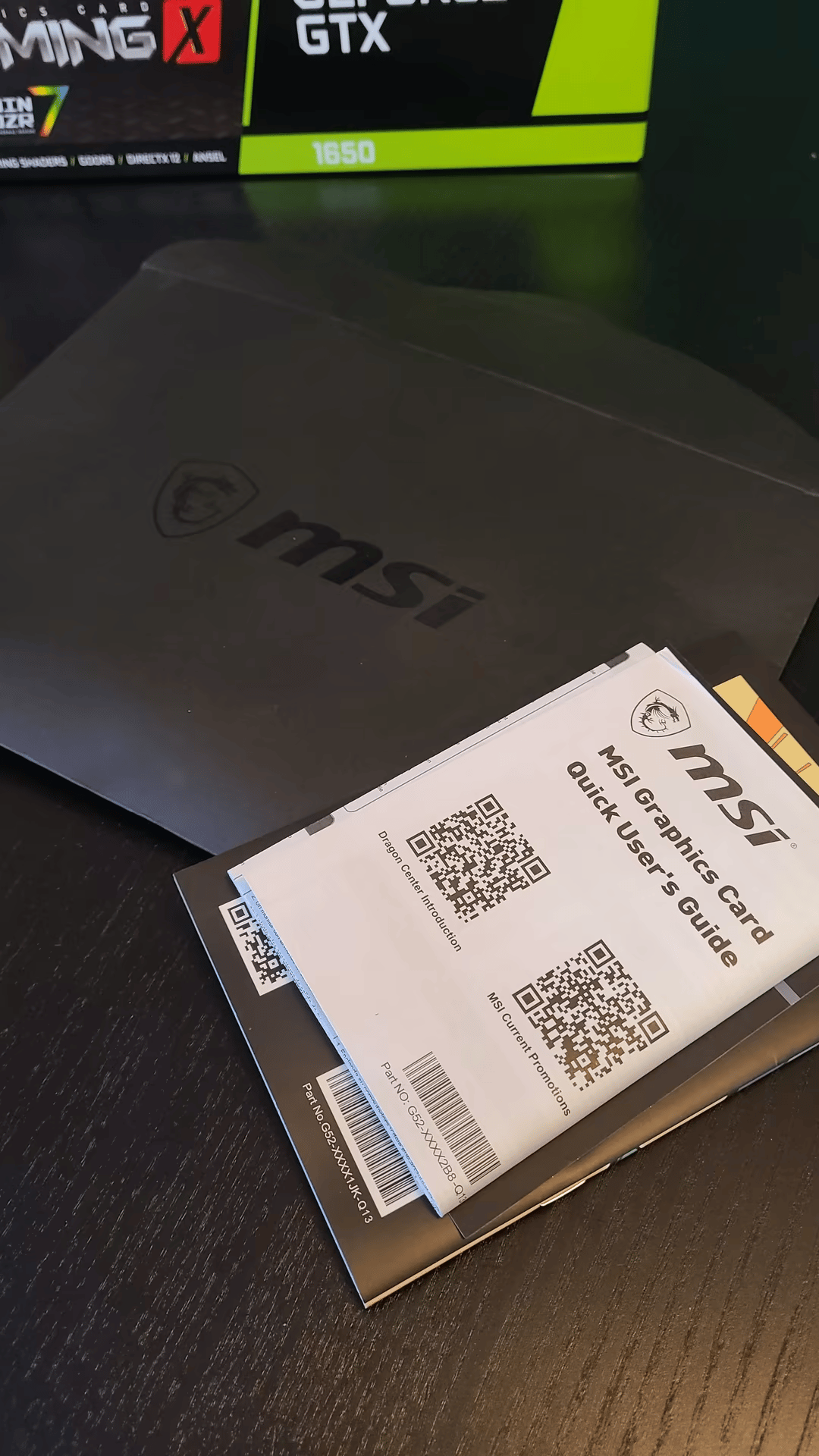 MSI GeForce GTX 1650 4GB | GDDR5 Twin FROZR7 Gaming Graphics Card