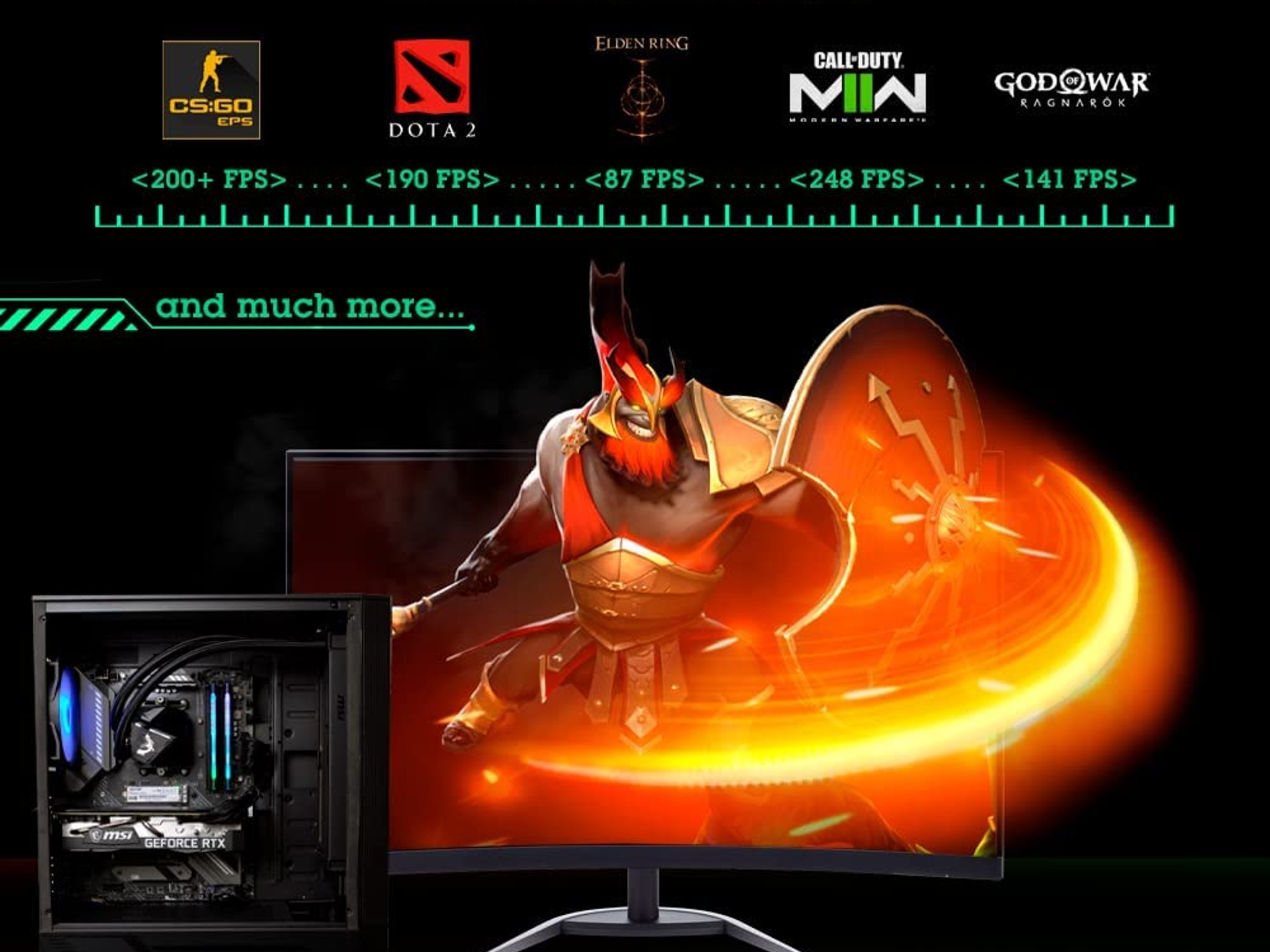 NSXGAMING Nova Desktop Gaming | AMD Ryzen 5 5600G | 16GB 2*8 GB DDR4 3600 | 512Gb M2 NVME SSD