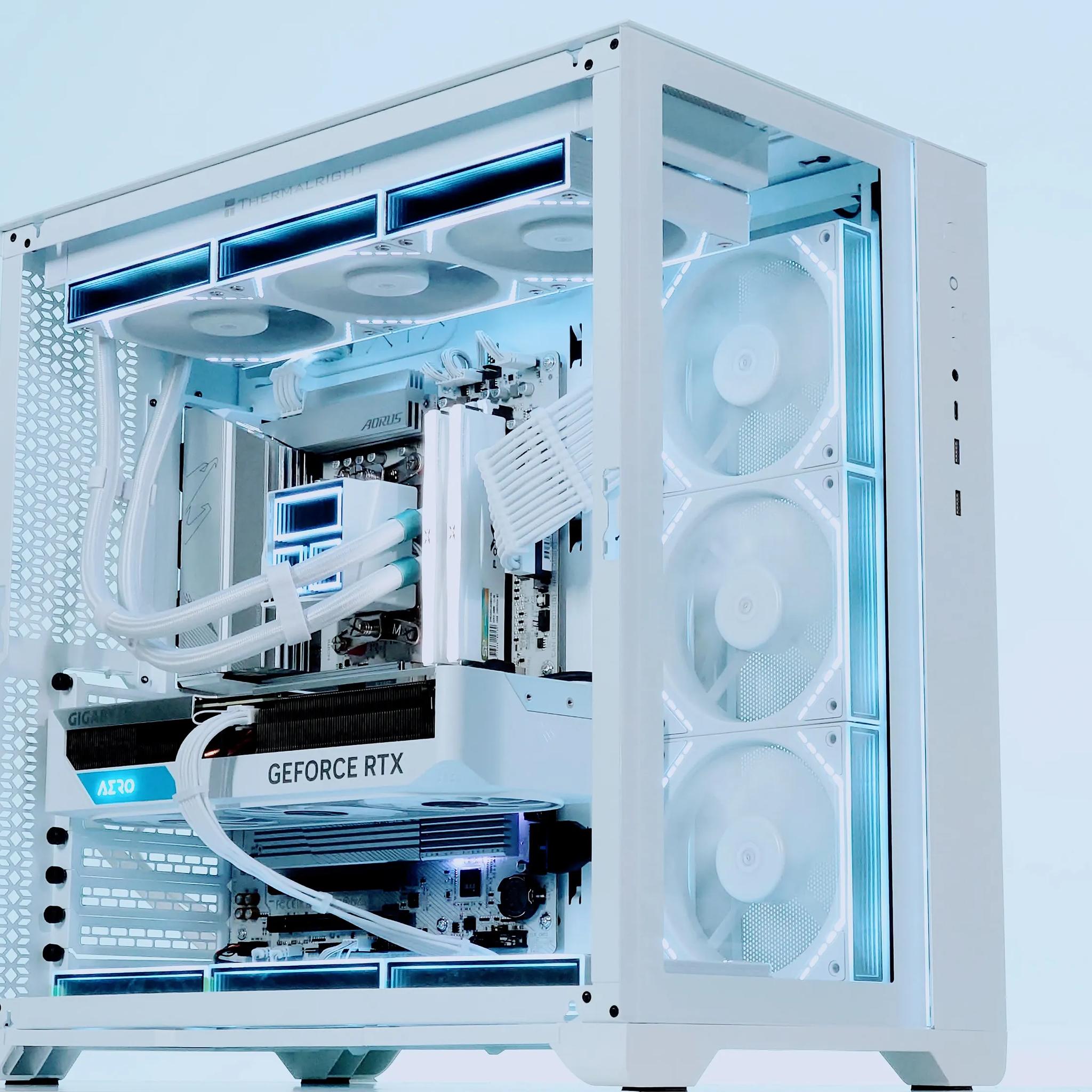 🌨️🐧Antarctic Gaming PC❄️Nvidia RTX 4070  Super 12GB❄️AMD Ryzen 7 7700❄️32GB DDR5❄️1TB NVME Gen4