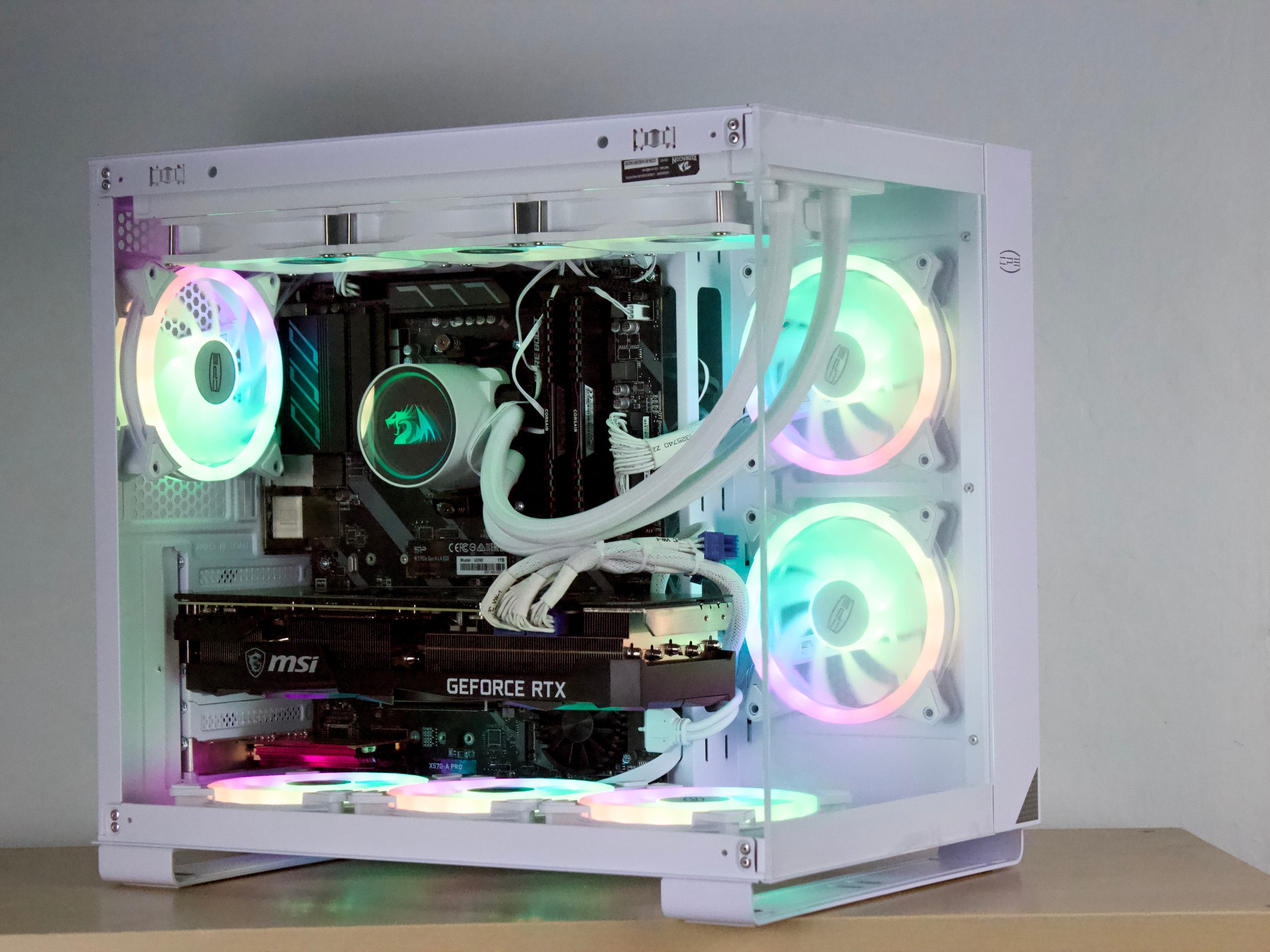 ❄️1440P Powerhouse❄️ - RTX 3080 TI, Ryzen 7 5800X, 32GB RAM, 1TB NVMe - Whiteout/WiFi/ARGB
