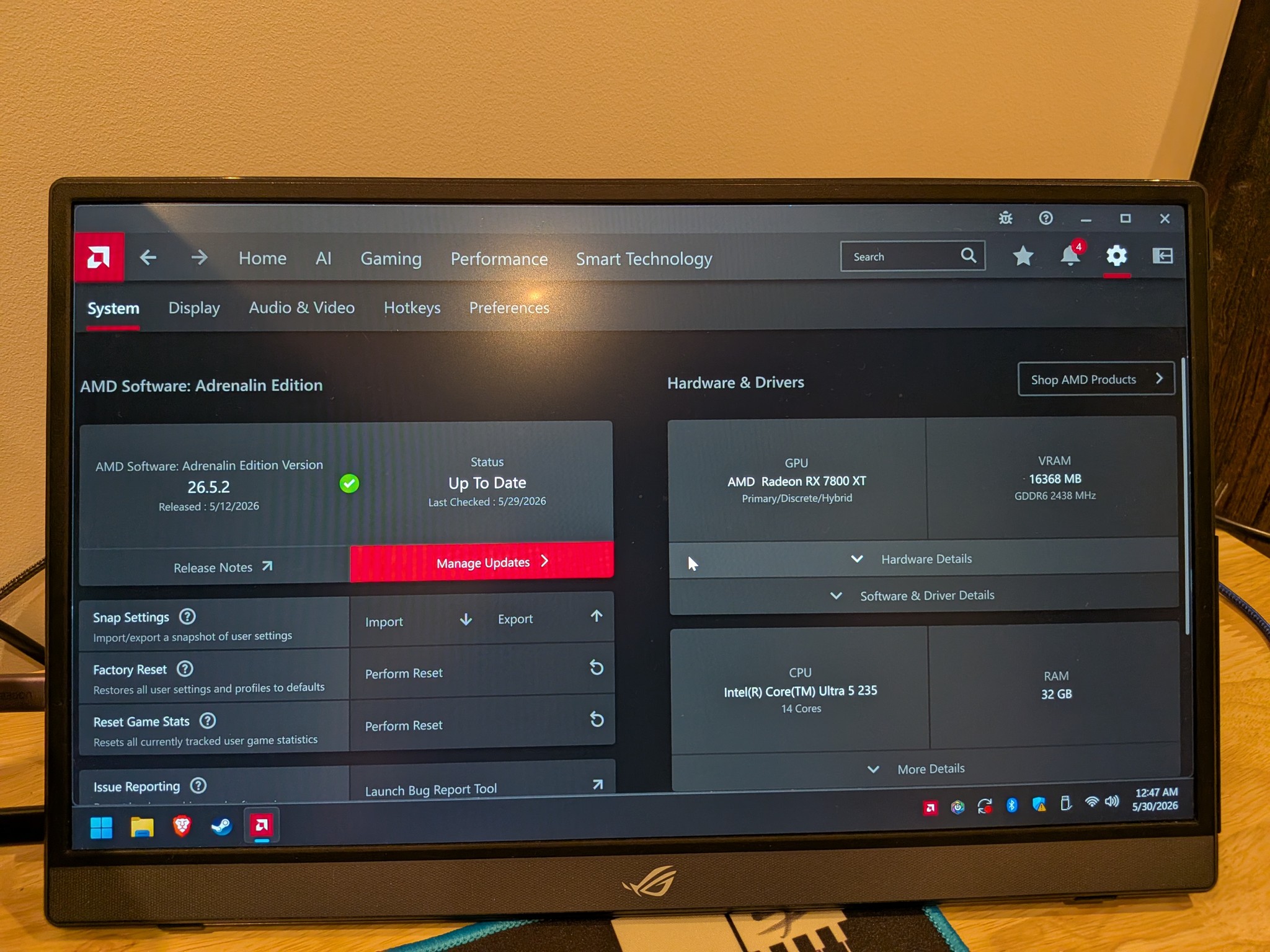 1440p Slayer - AMD Radeon RX 7800 XT, Intel Core Ultra 5 235, 32 GB DDR5 RAM, 1 TB NVME, RGB