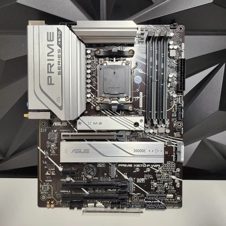 UPDATED BIOS ASUS PRIME X670-P WIFI AM5 DDR5 ATX MOTHERBOARD