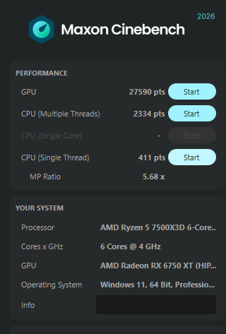 AM5 Midrange Gaming PC - Ryzen 5 7500X3D, Radeon 6750 XT 12GB,16GB DDR5 6000, 1 TB NVME