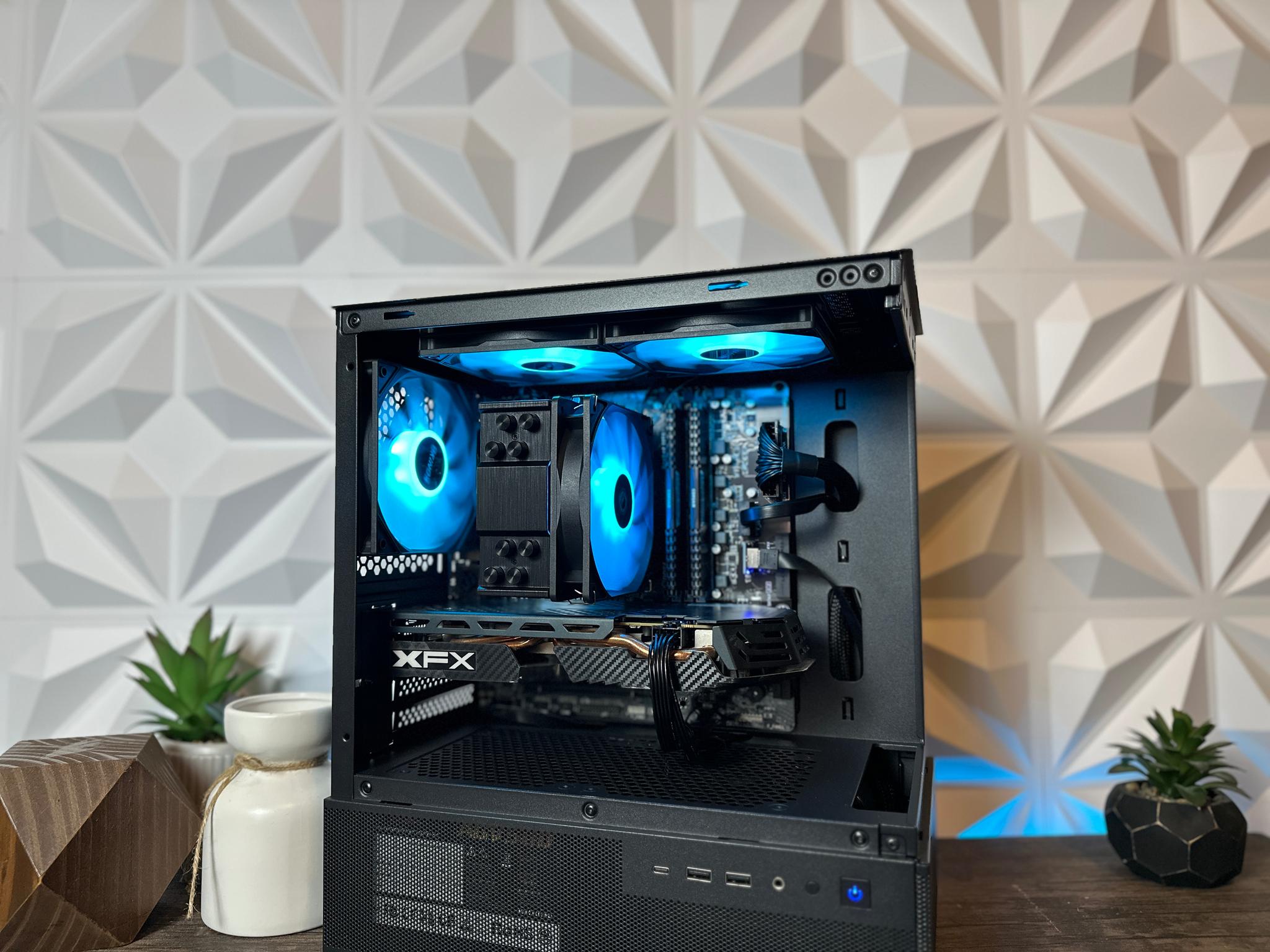 ⚫️Dark Magic♟️ Gaming PC ~ intel I5, 16GB DDR4, RX580, 512GB SSD! Full ARGB!