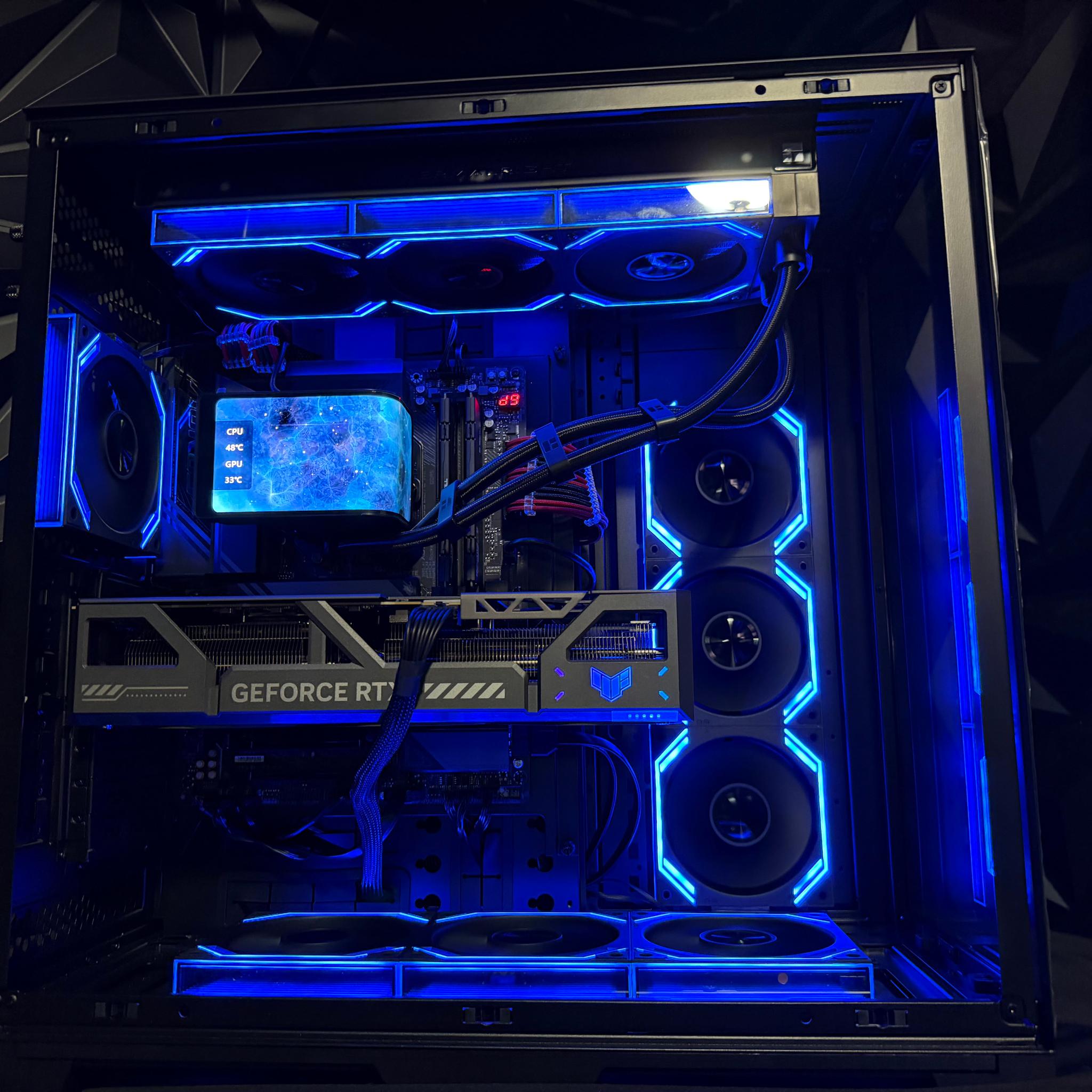 🔥🟥 REDLINE APEX 🟥🔥 Ryzen 9 9950X| RTX 5080| 64 GB DDR5| 6 TB NVMe| 1250W PSU