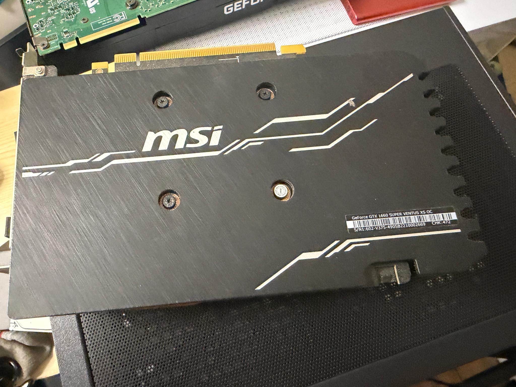MSI GeForce GTX 1660 SUPER VENTUS XS OC