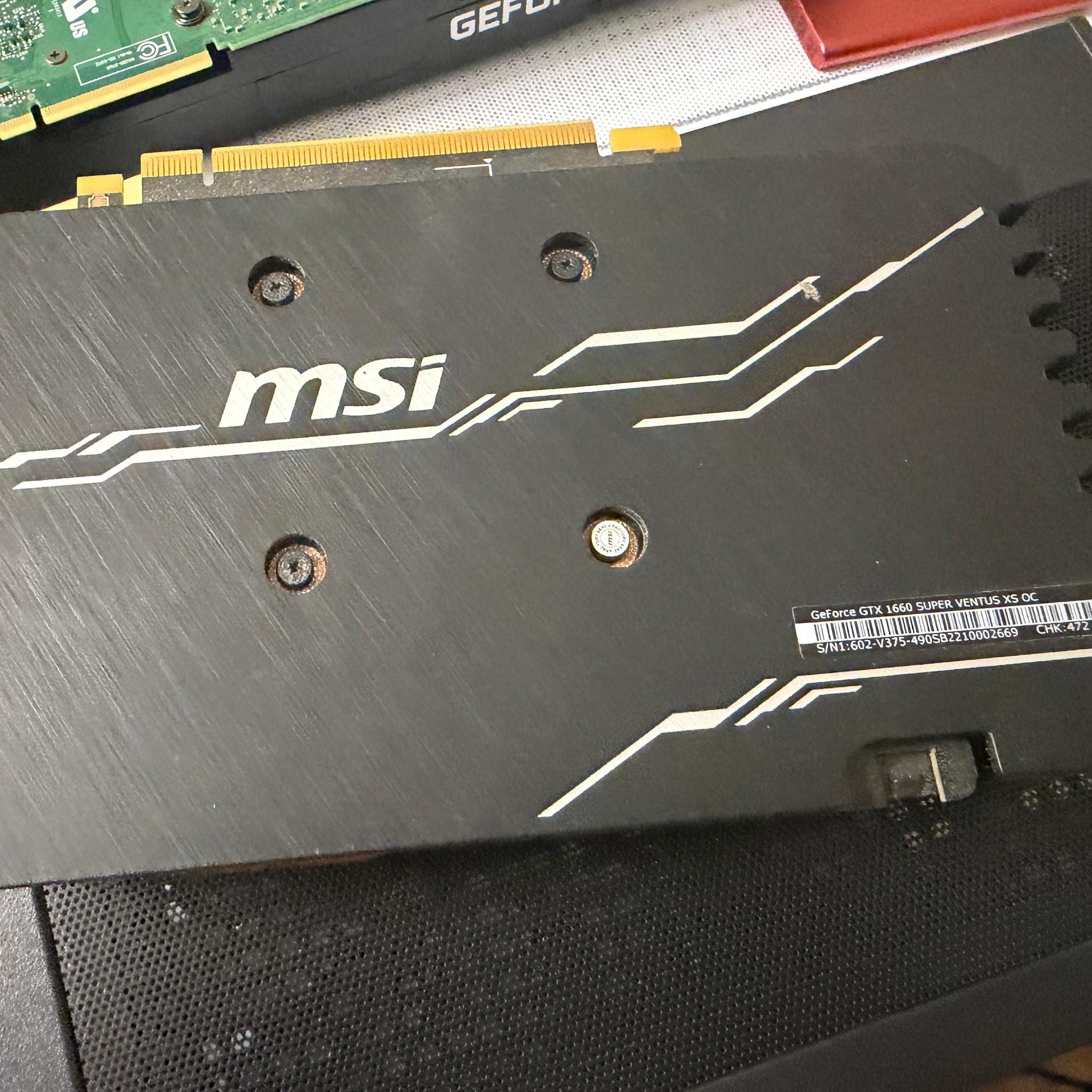 MSI GeForce GTX 1660 SUPER VENTUS XS OC