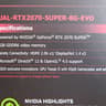 New Sealed! Asus Dual EVO Nvidia GeForce RTX 2070 SUPER