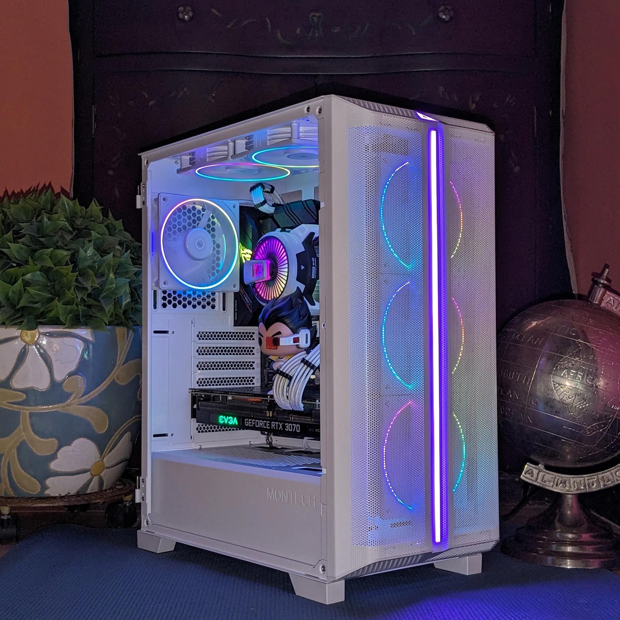 ⚪️1080p-1440p Gaming PC💥|RTX 3070| Ryzen 5| 16GB DDR4 RAM| 1TB NVMe SSD| Windows 11