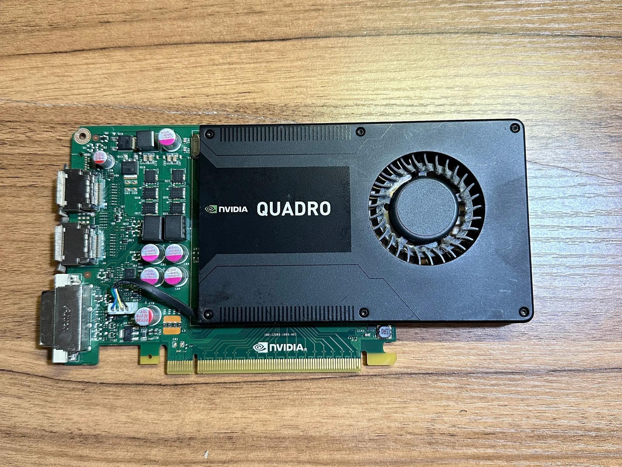 Nvidia Quadro K2000 2GB GDDR5 Graphics Card 2x DisplayPort, 1x DVI (MISSING BRACKET)