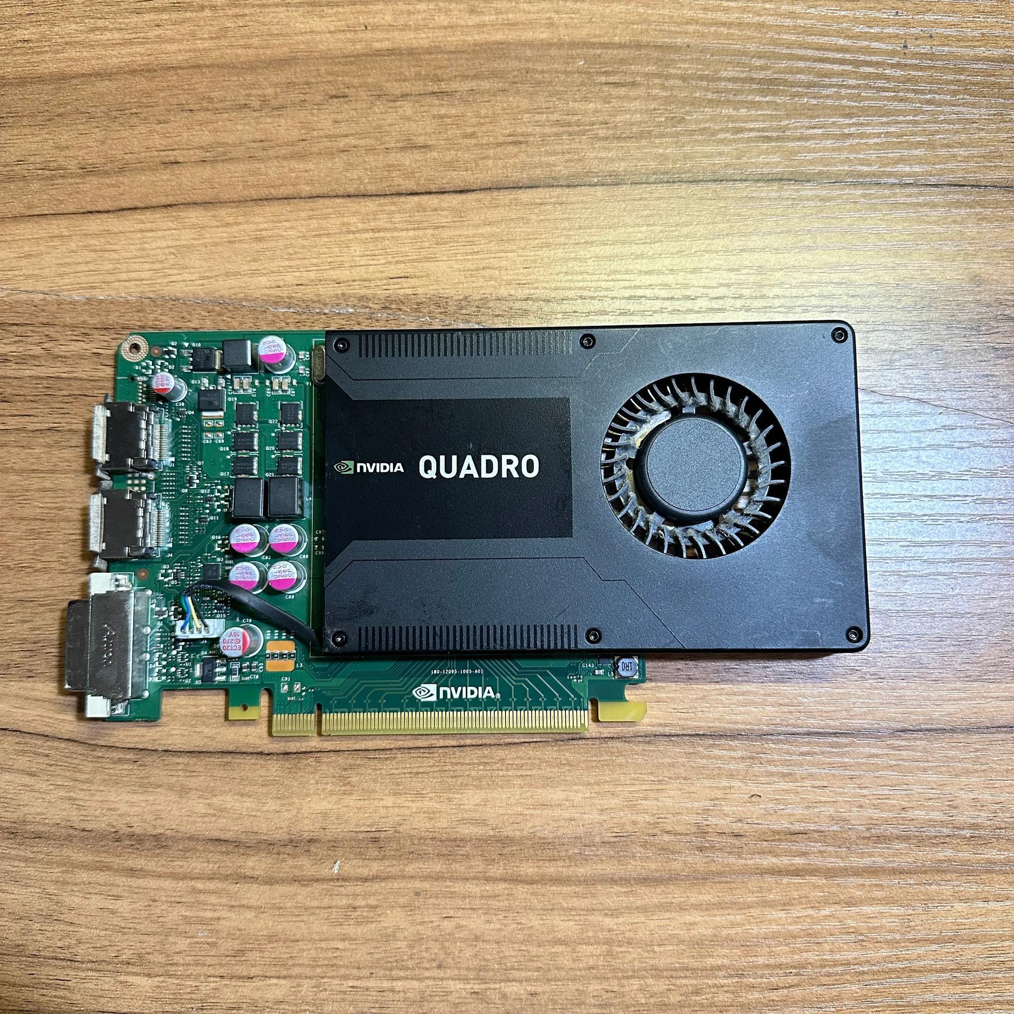 Nvidia Quadro K2000 2GB GDDR5 Graphics Card 2x DisplayPort, 1x DVI (MISSING BRACKET)