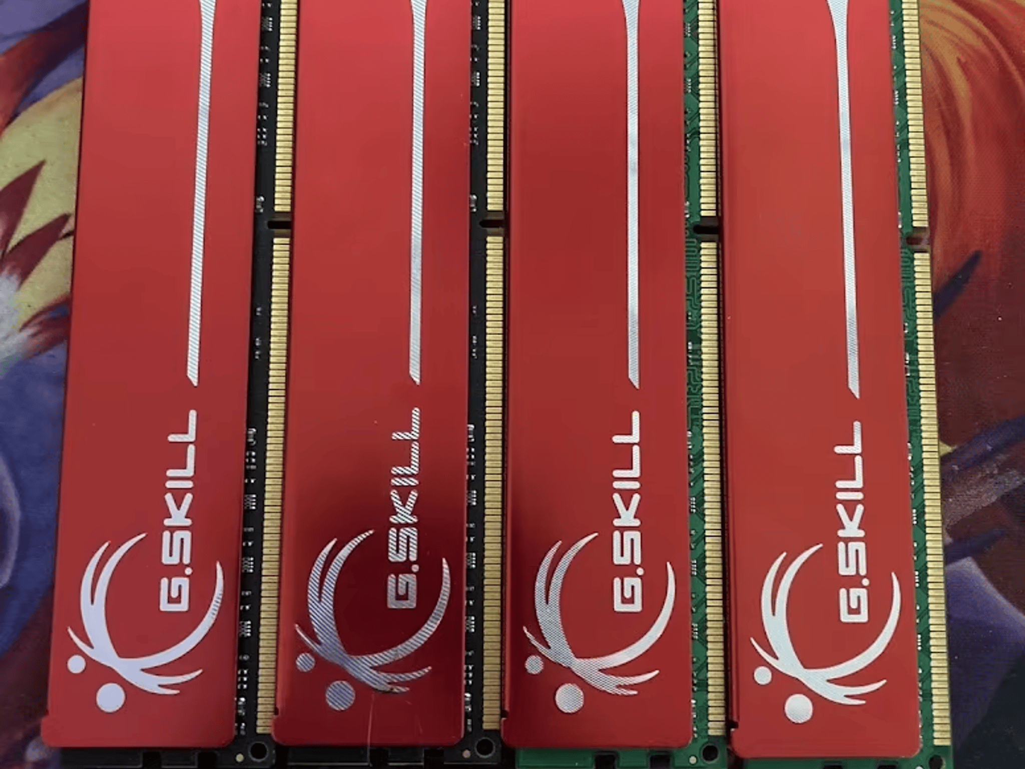 G.SKILL DDR3 - 4 sticks x 2GB each - 8GB total, DDR3 1600MHZ ram