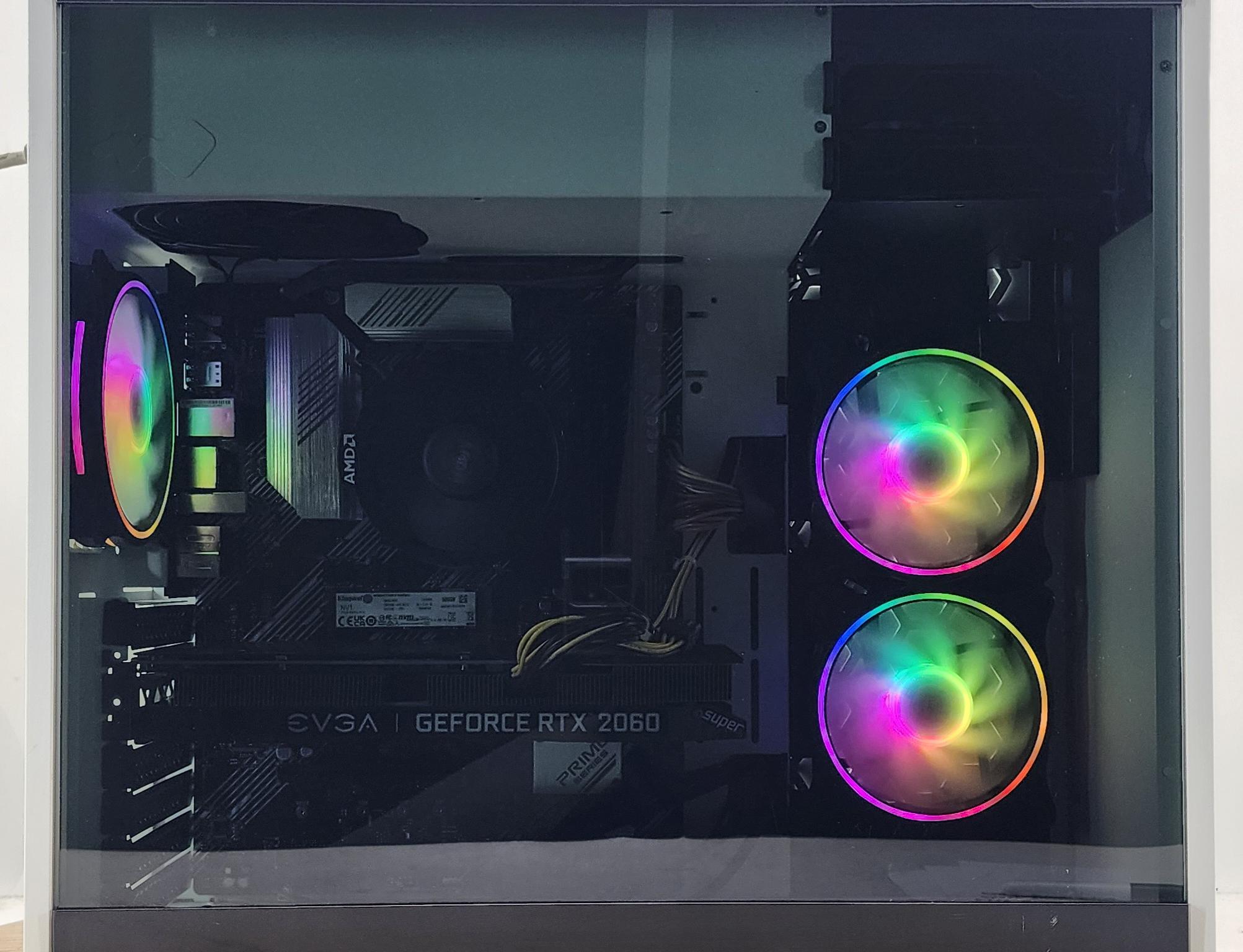 Gaming PC Ryzen 5 5500 16GB RAM 500GB SSD RTX 2060 SUPER 8GB Windows 11 Computer