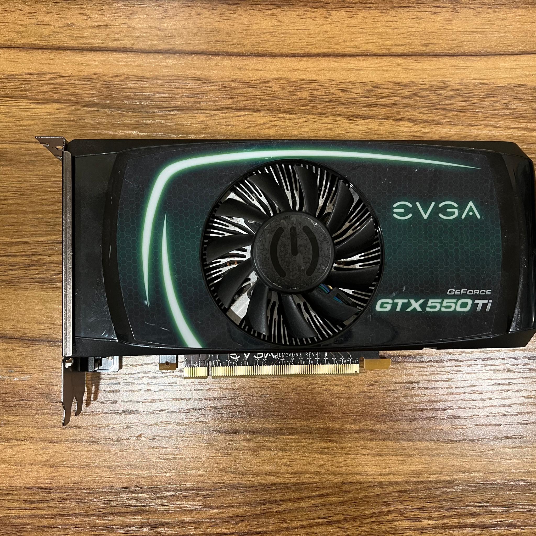 EVGA GTX 550 Ti 1GB FPB GPU Graphics Card