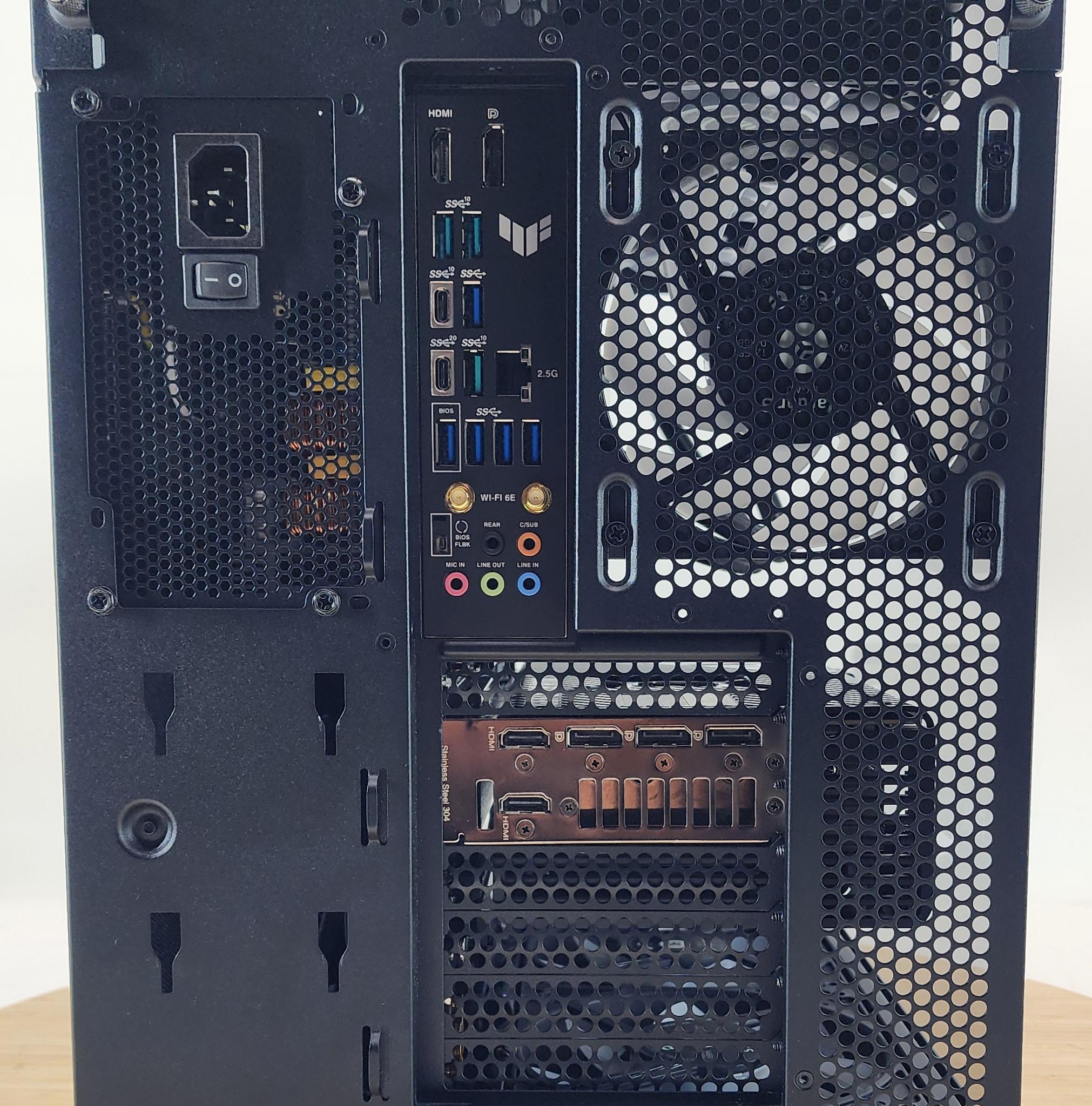 Gaming PC Ryzen 7 7800X3D 48GB RAM 2TB SSD RTX 4080 16GB Windows 11 Computer