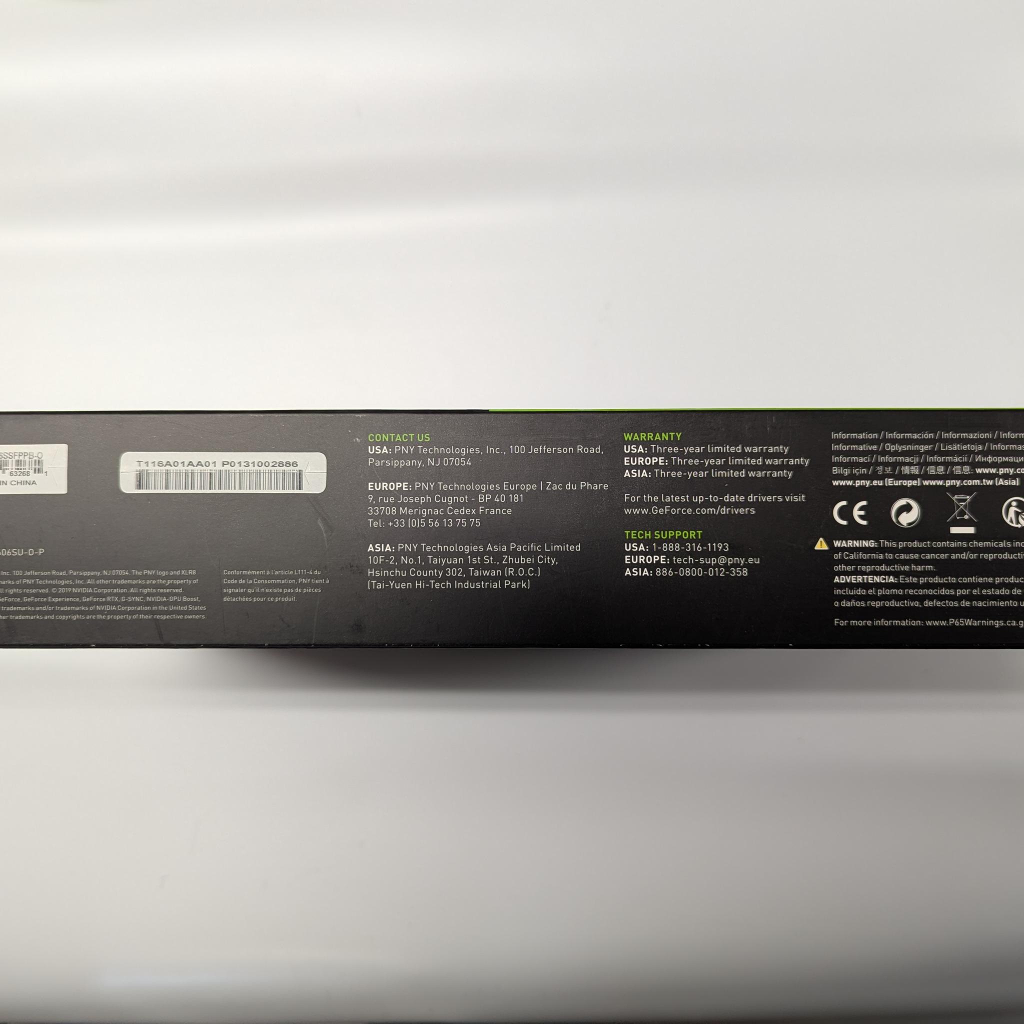 PNY NVIDIA GeForce GTX 1660 SUPER 6GB Single Fan