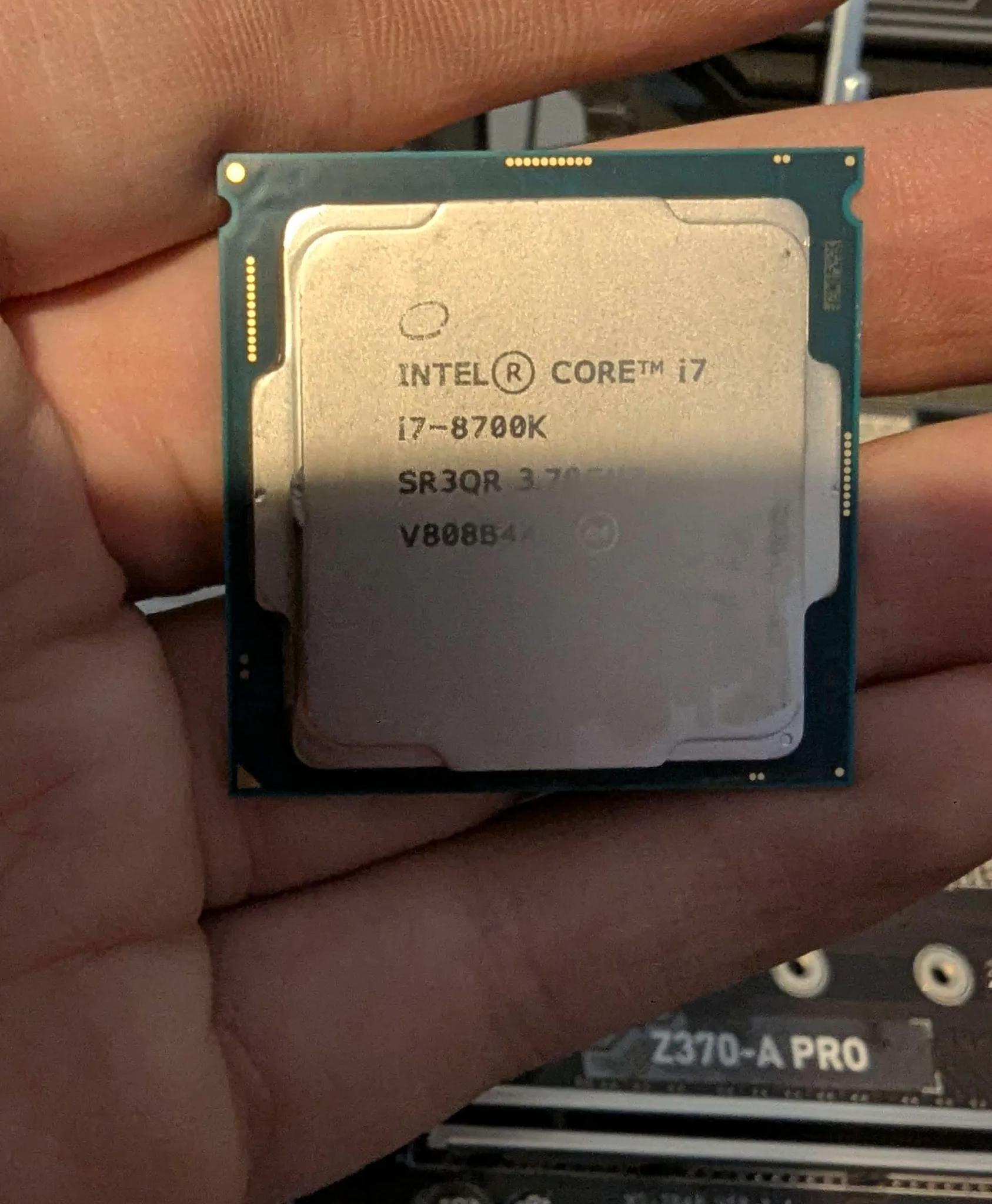 i7-8700k and 32GB ram