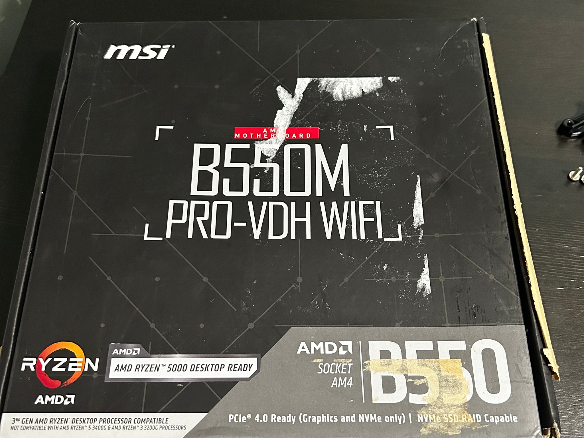 MSI ‎B550M PRO-VDH WIFI Socket AM4 AMD Motherboard