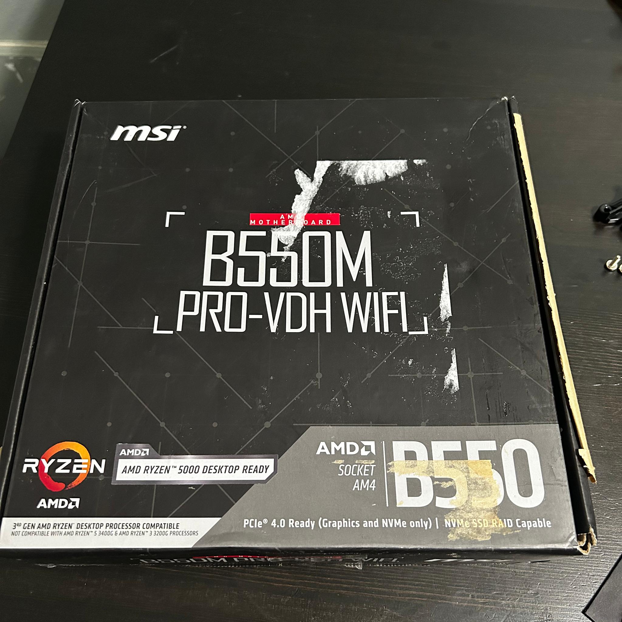 MSI ‎B550M PRO-VDH WIFI Socket AM4 AMD Motherboard